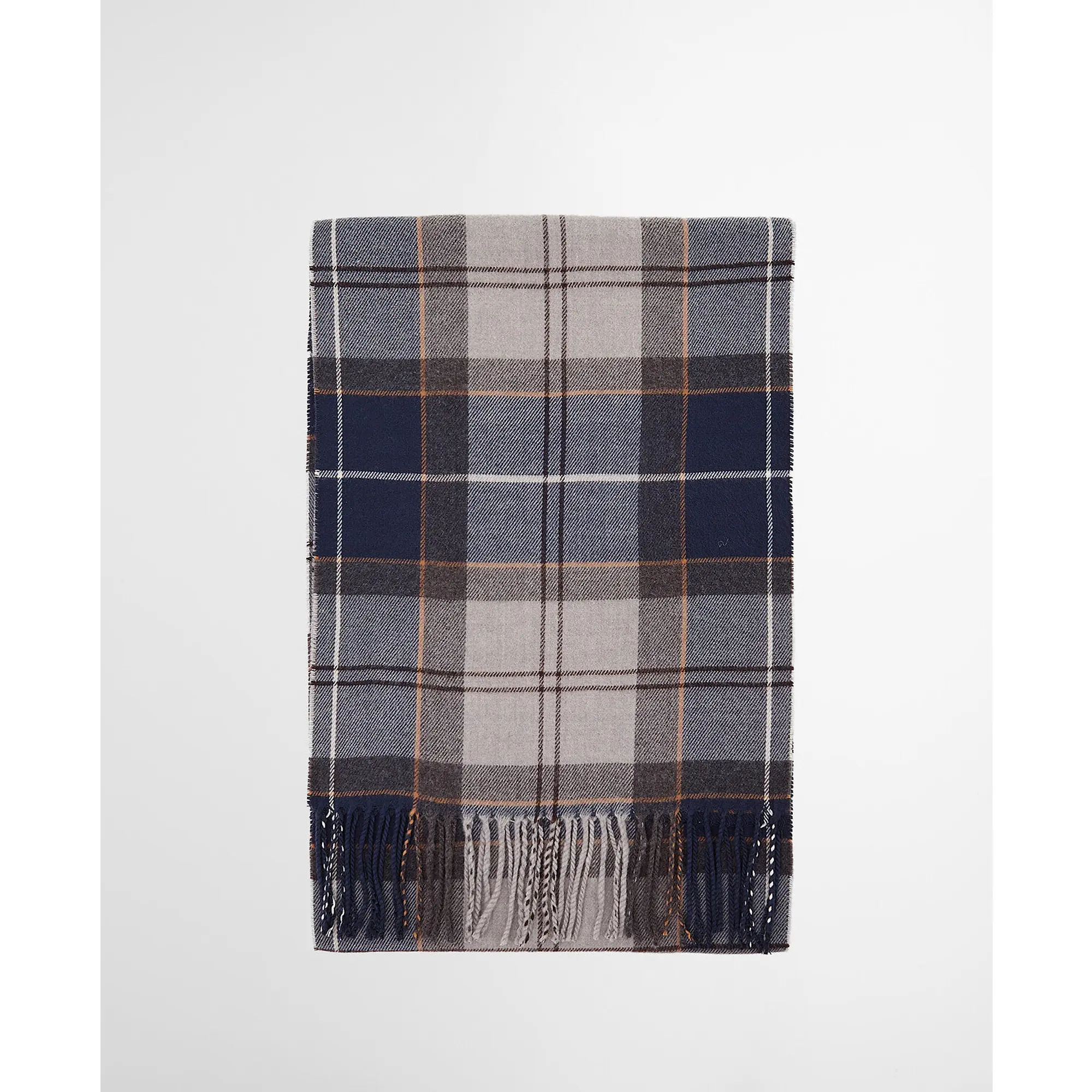 Product image 4 of 7 of Barbour Galingale Tartan Scarf - Grey Midnight Tartan