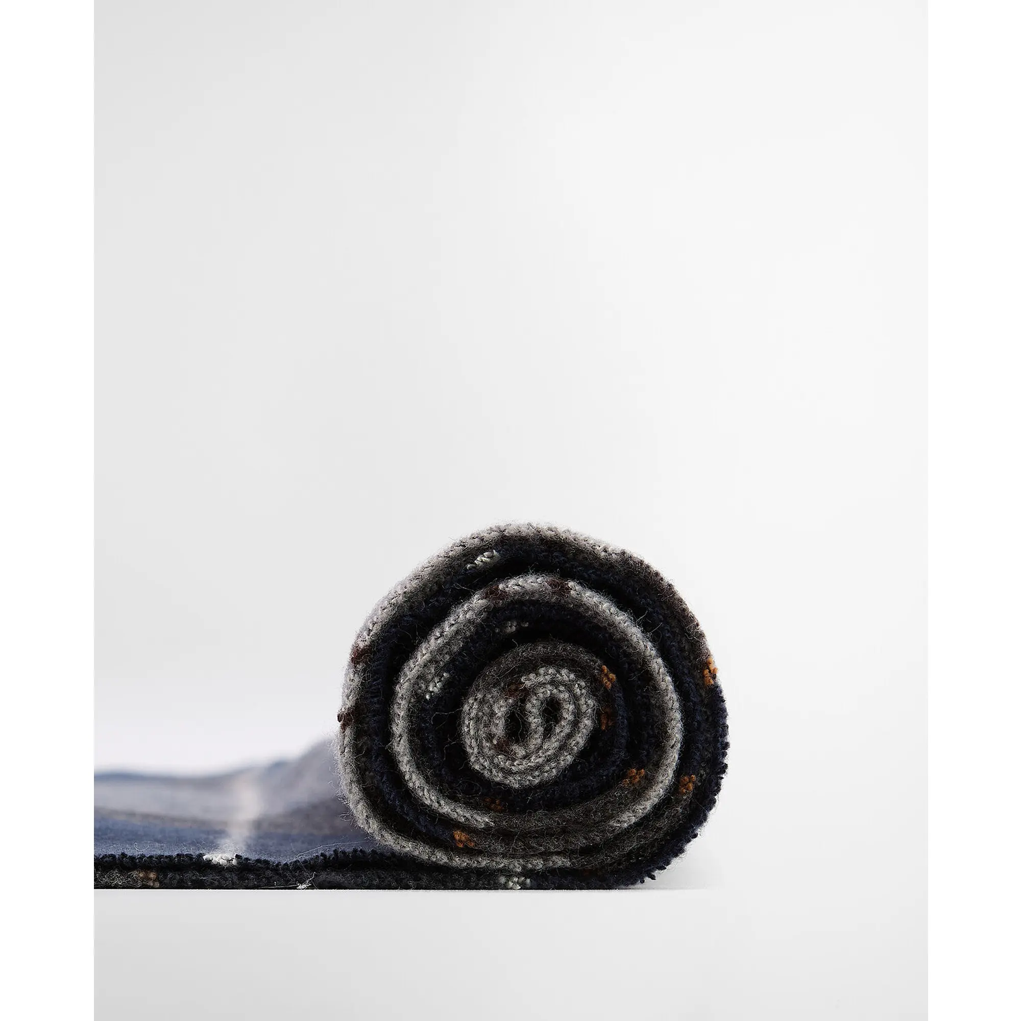 Product image 6 of 7 of Barbour Galingale Tartan Scarf - Grey Midnight Tartan
