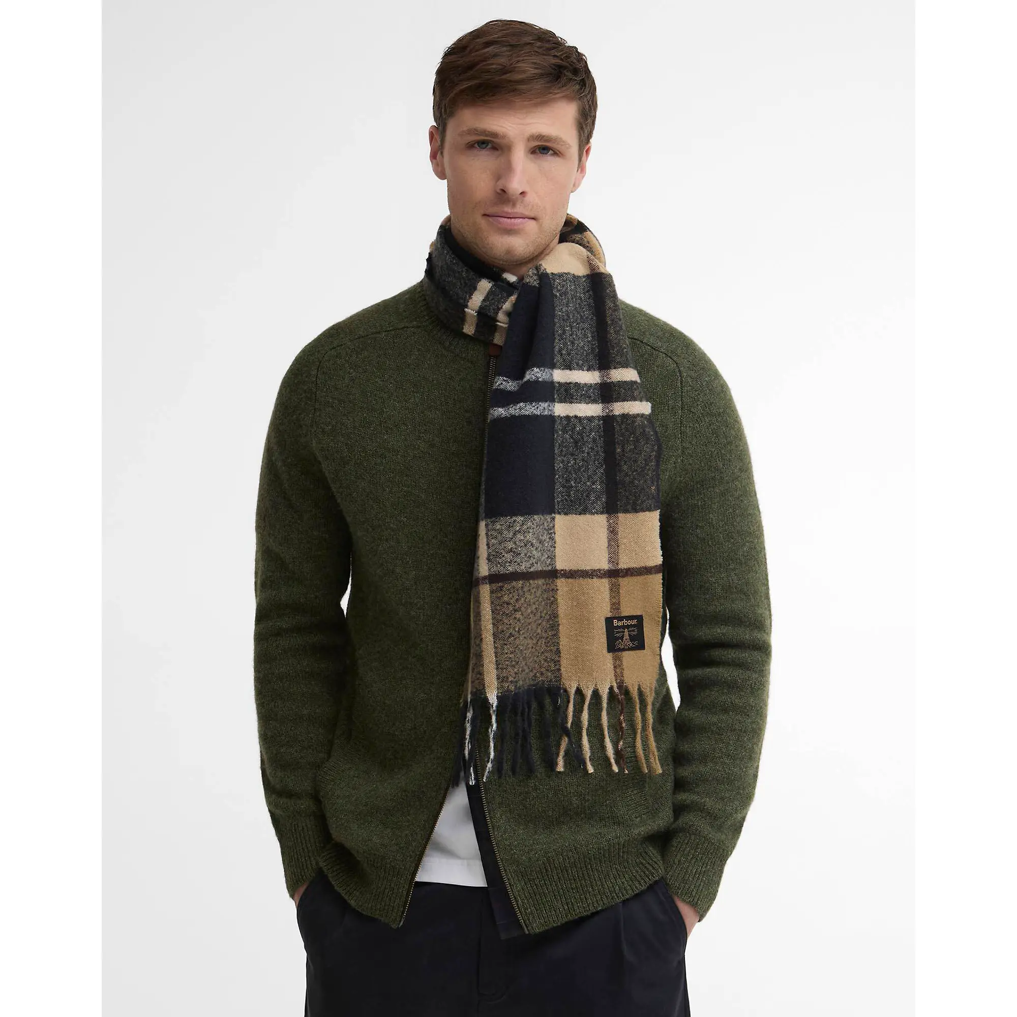 Product image 2 of 4 of Barbour Yorklane Tartan Scarf - Birchwood Dress Tartan