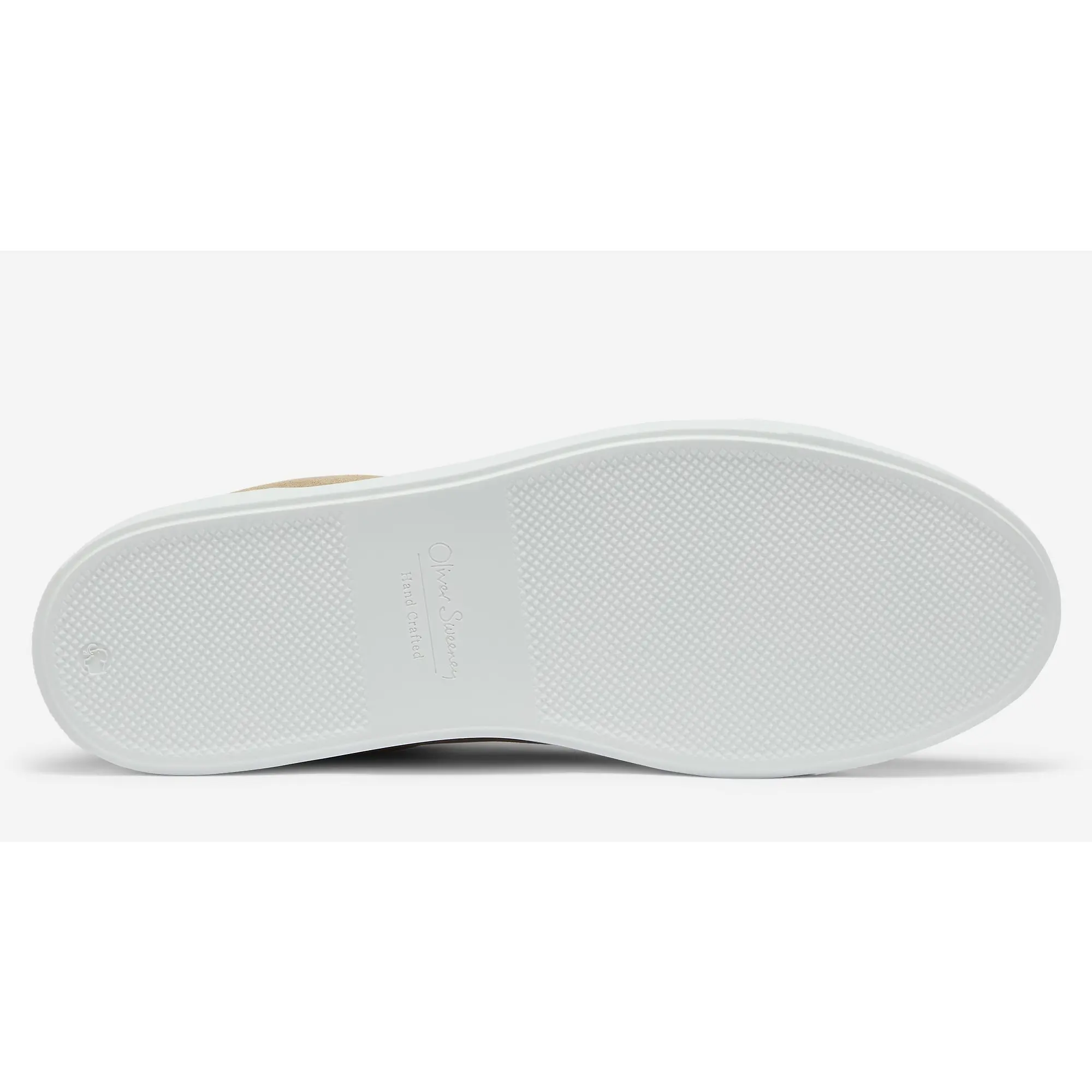 Product image 3 of 5 of Oliver Sweeney Men's Valezim Perforated Calf Suede Slip-on Trainers - Sand