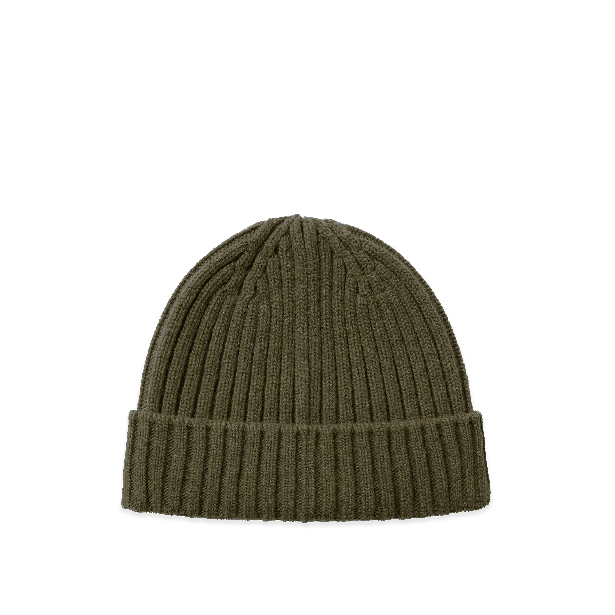 Product image 3 of 3 of Belstaff Men's Lambswool Watch Beanie Hat - Khaki Green