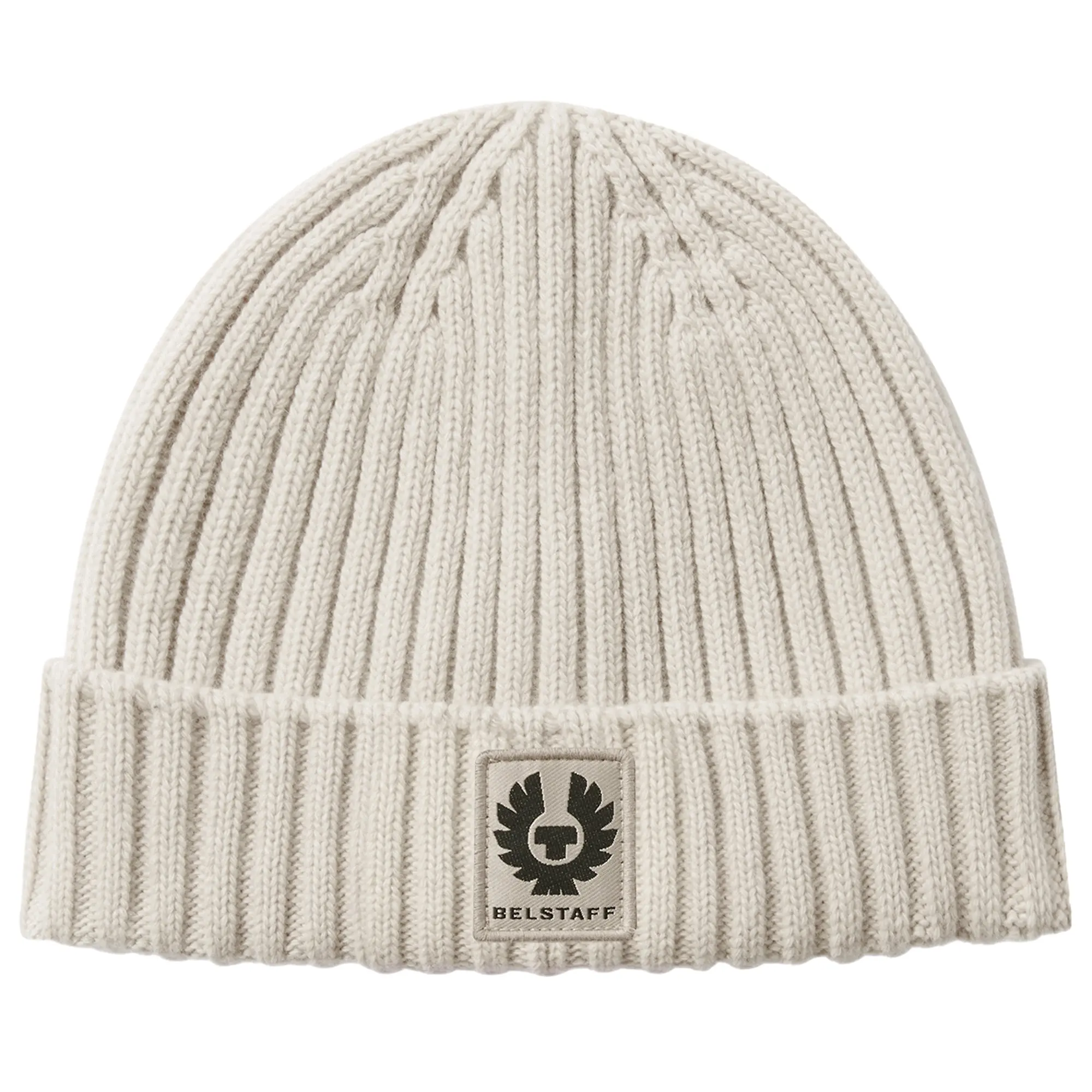Product image 1 of 3 of Belstaff Men's Lambswool Watch Beanie Hat - Pale Stone
