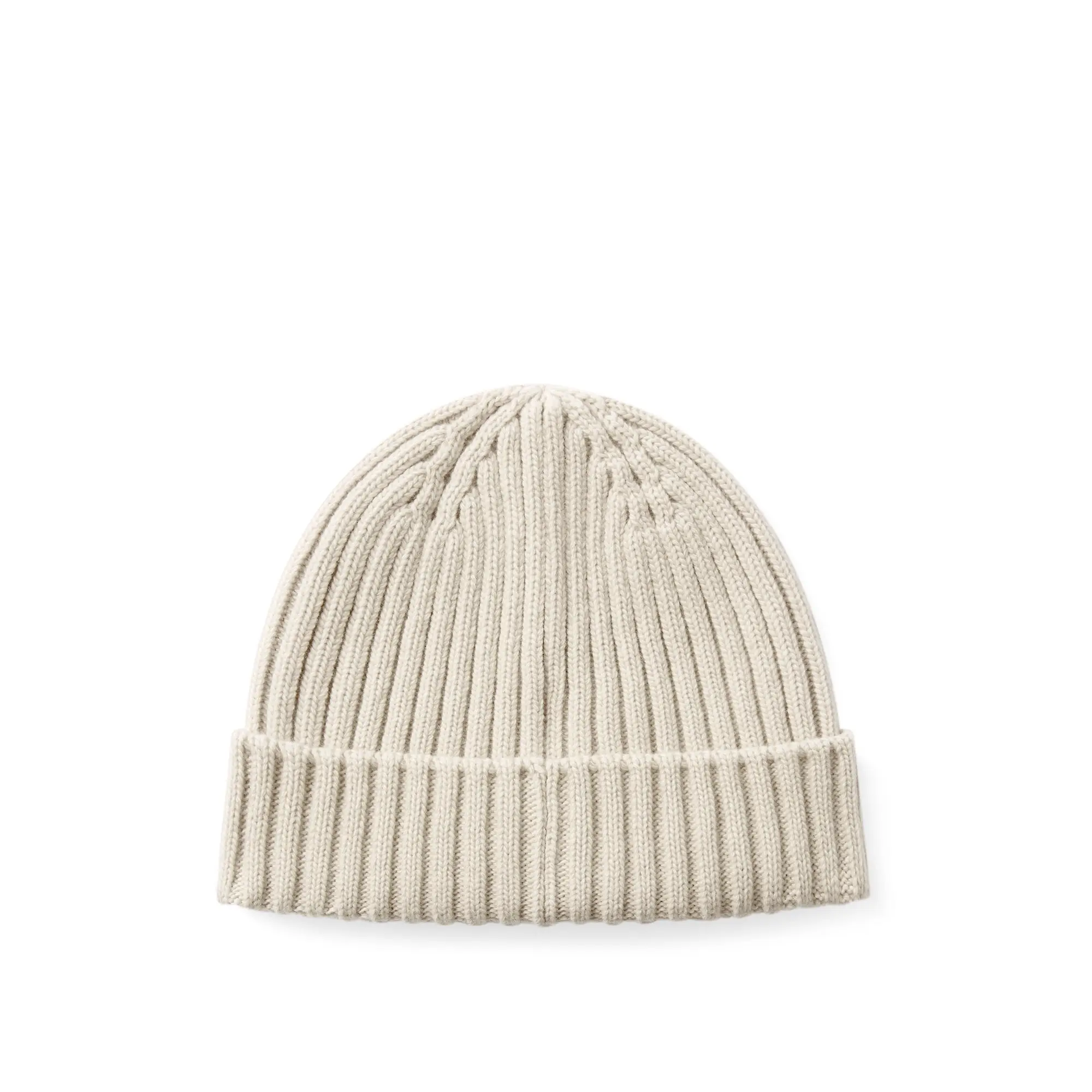 Product image 2 of 3 of Belstaff Men's Lambswool Watch Beanie Hat - Pale Stone