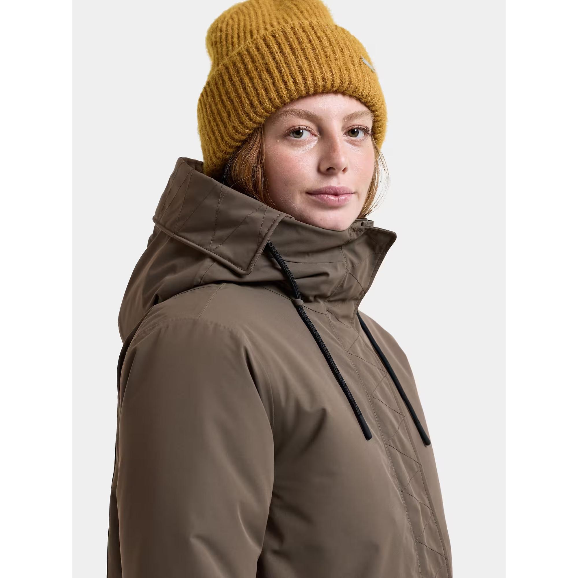 Didriksons Women's Lilian Waterproof Parka - Mocha Brown | British