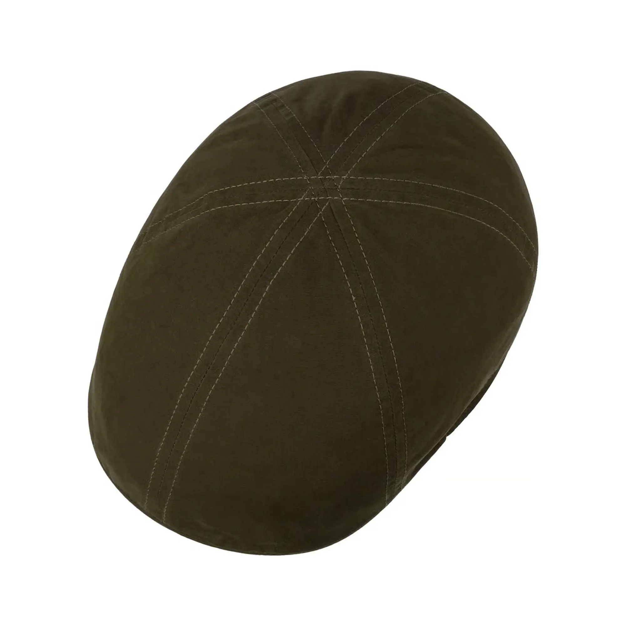 Product image 2 of 4 of Stetson Men's Waxed Cotton WR Duck Flat Cap - Olive