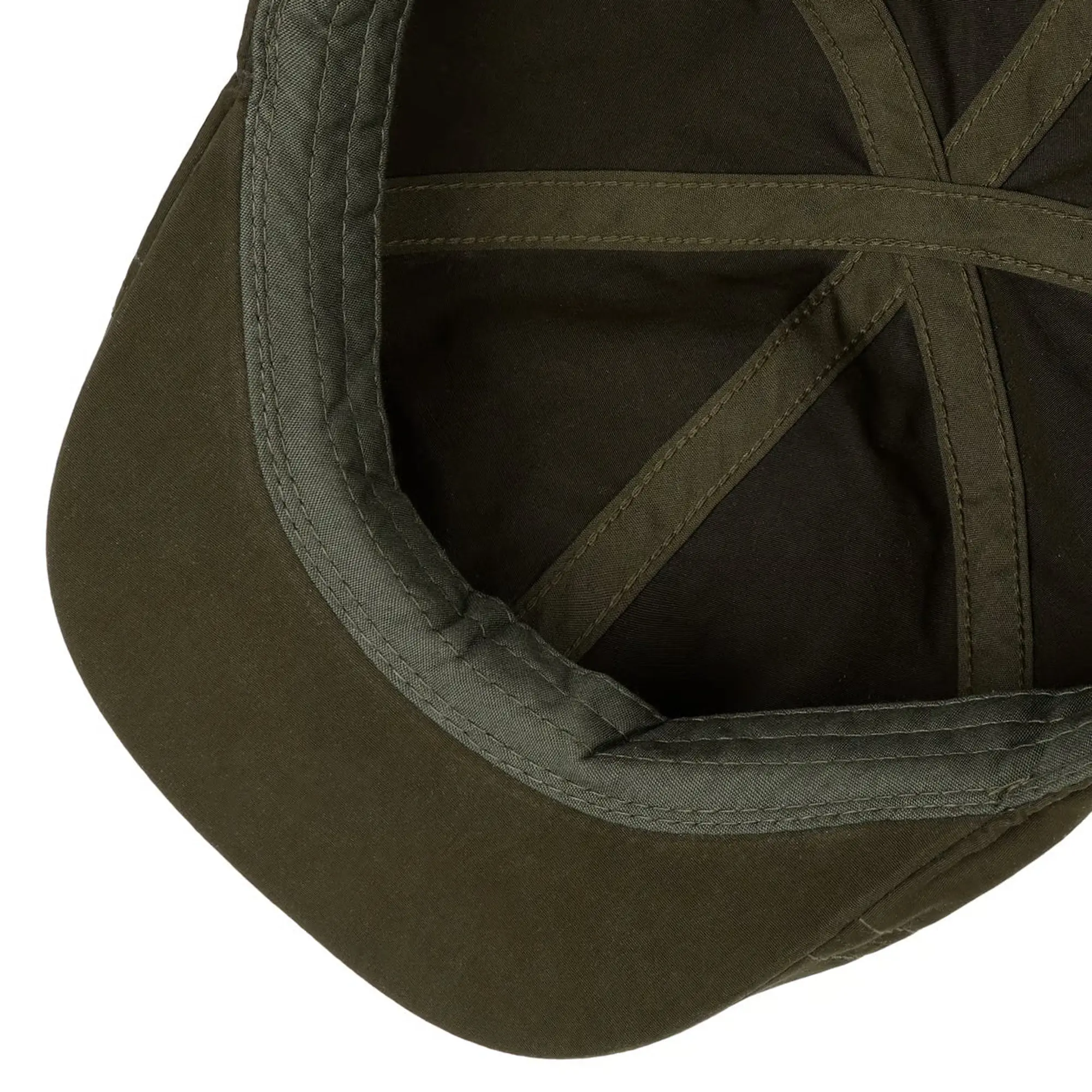 Product image 3 of 4 of Stetson Men's Waxed Cotton WR Duck Flat Cap - Olive