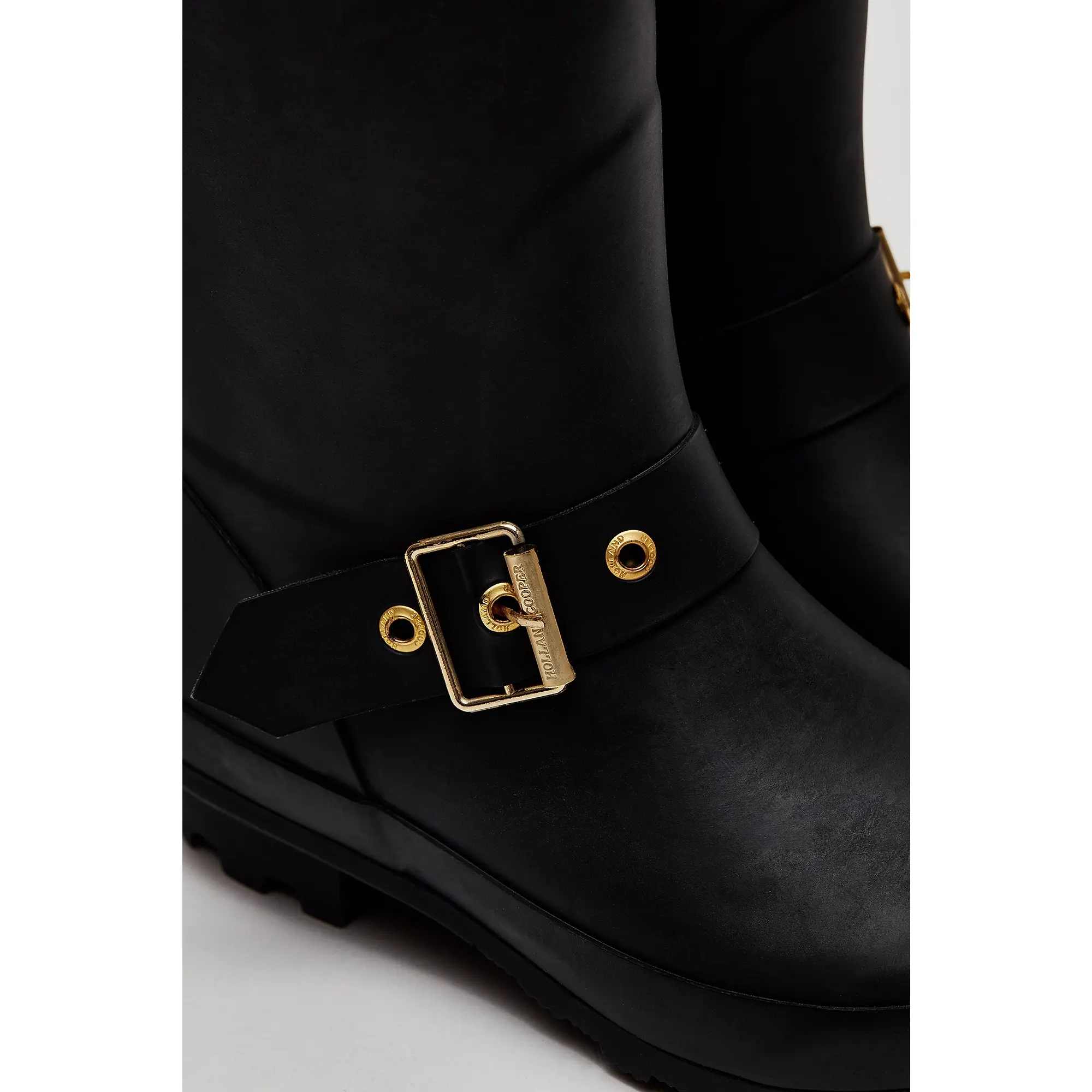 Product image 9 of 11 of Holland Cooper Women's Sherpa Lined Regency Wellingtons - Matte Black