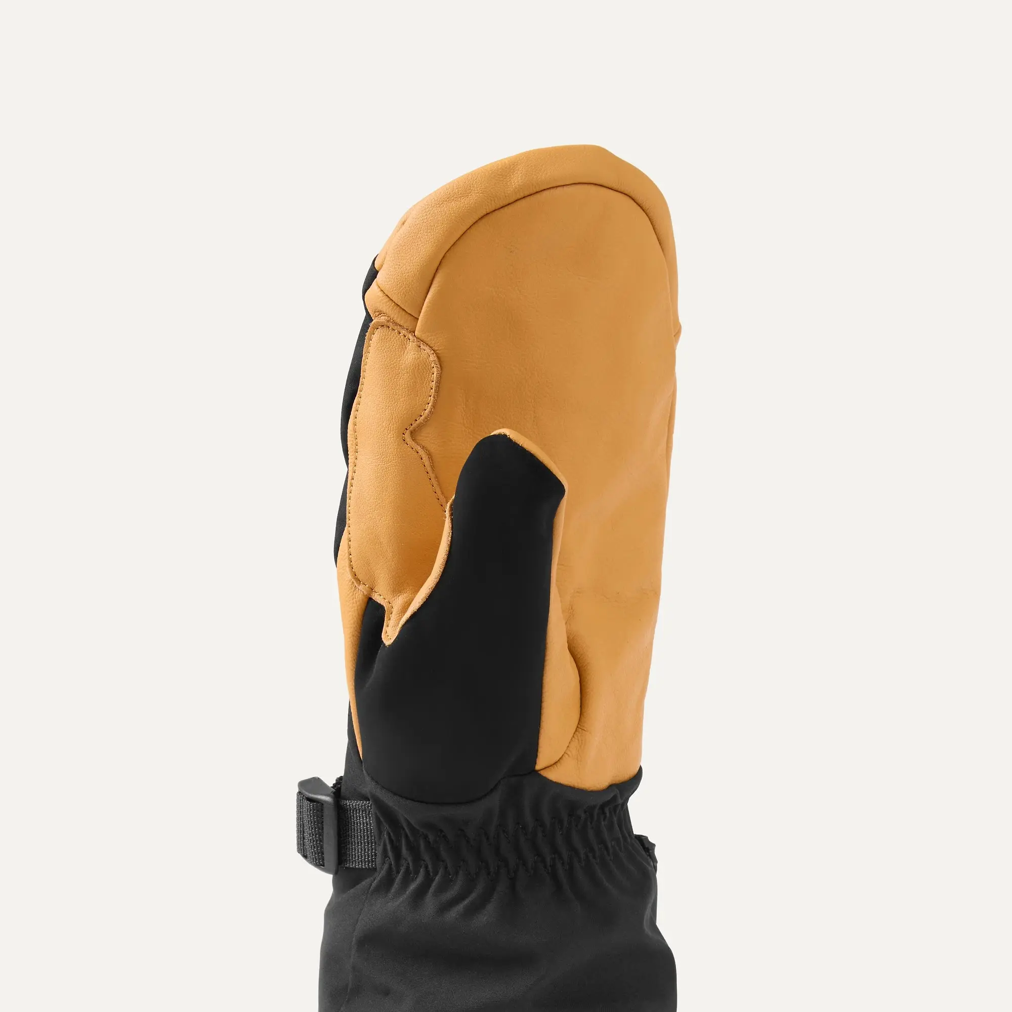 Product image 3 of 6 of Sealskinz Whinburgh Waterproof Thermal Ski Five-Finger Mittens - Black