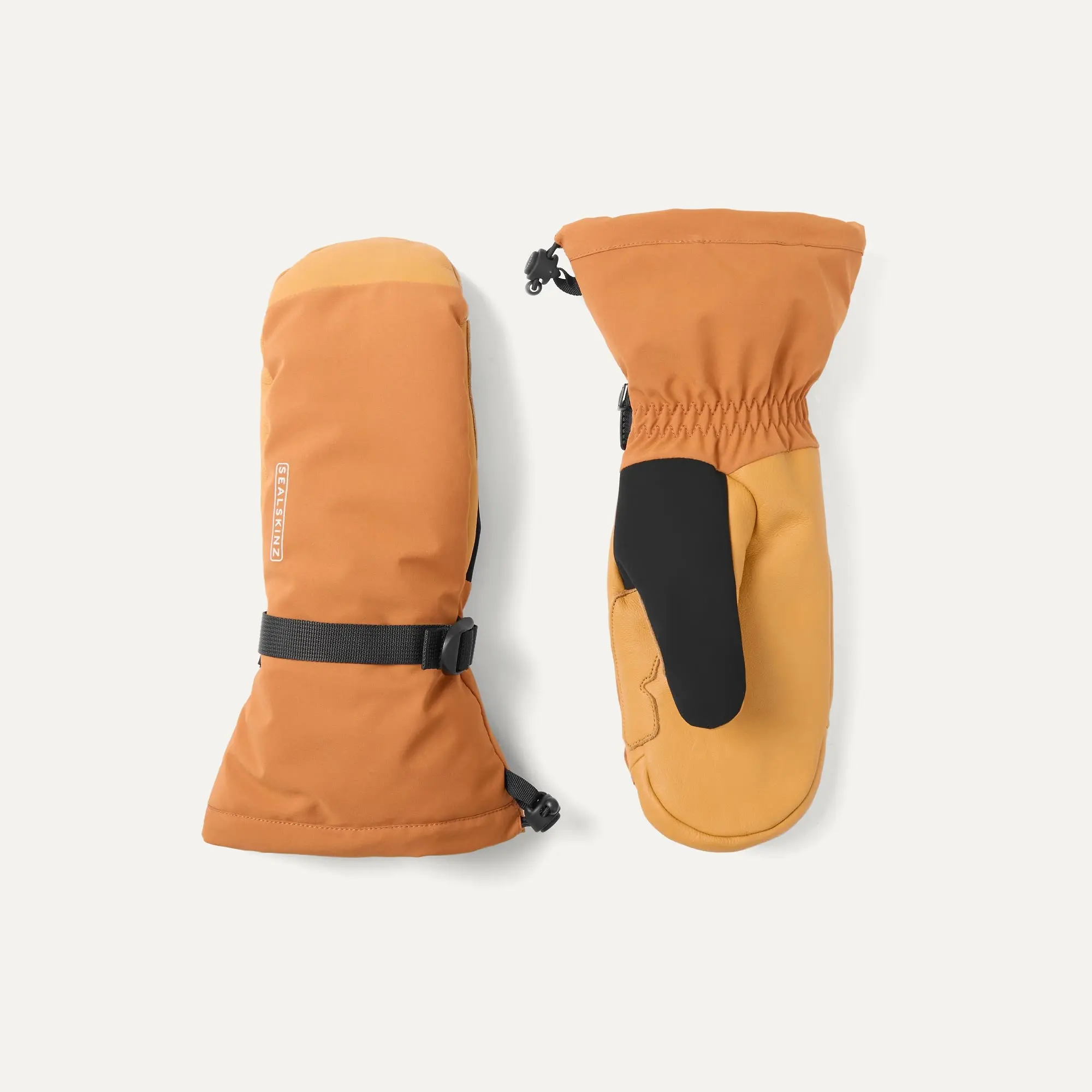 Product image 4 of 6 of Sealskinz Whinburgh Waterproof Thermal Ski Five-Finger Mittens - Black