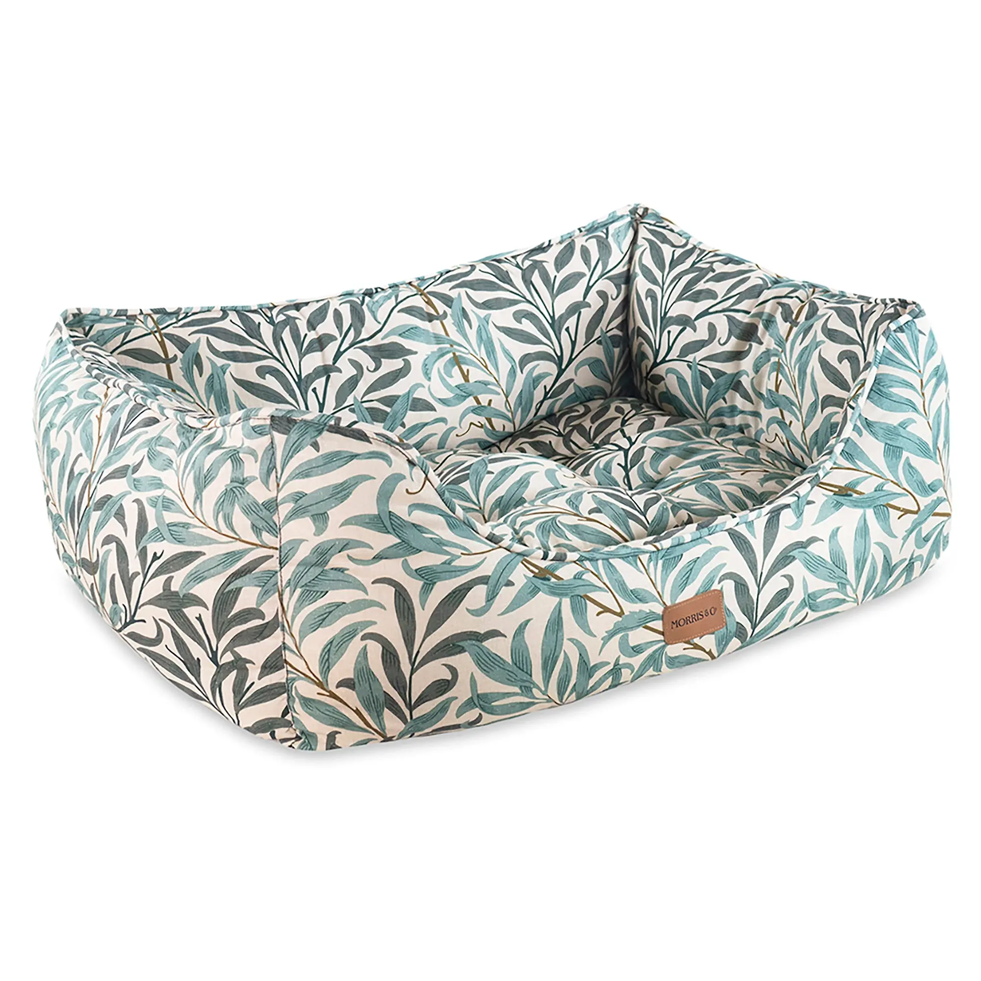 Product image 4 of 6 of William Morris Square Dog Bed - Willow Bough Print