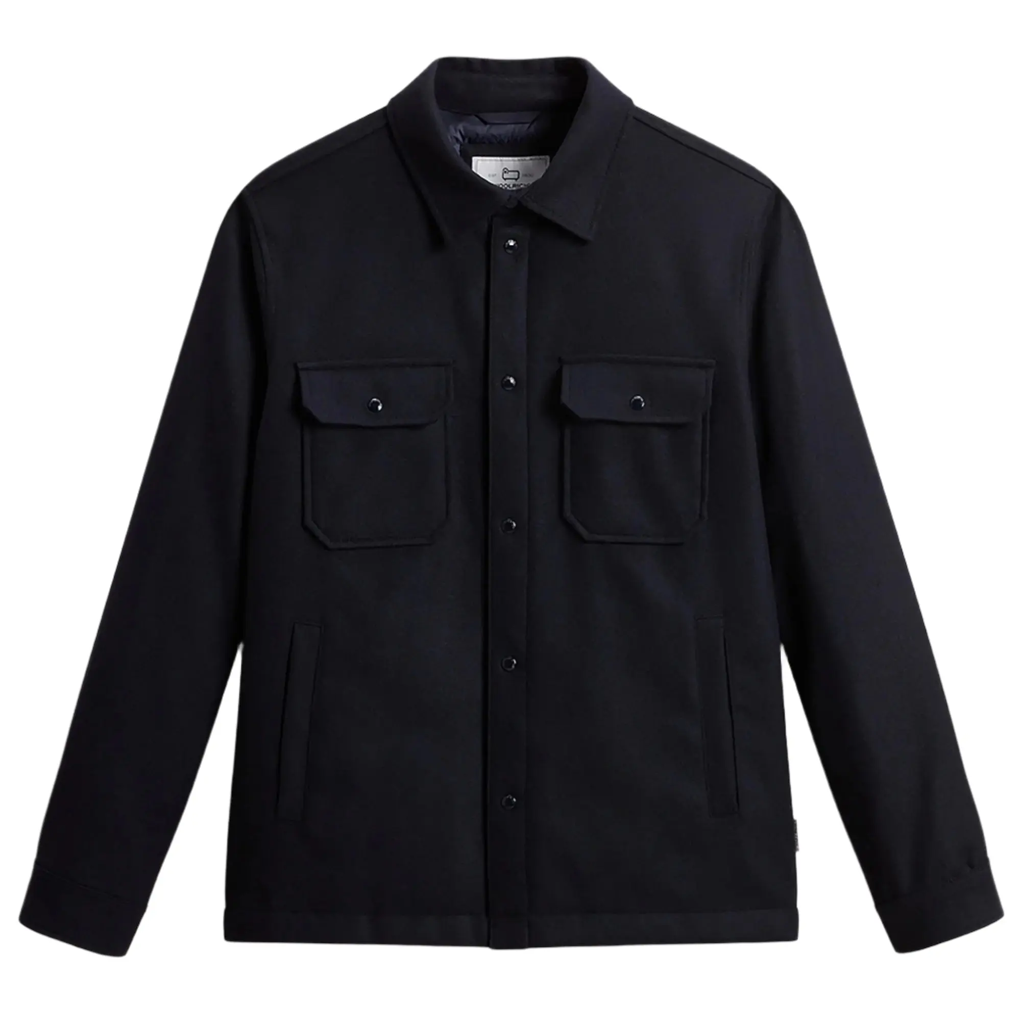 Product image 1 of 9 of Woolrich Men's Alaskan Padded Overshirt - Melton Blue