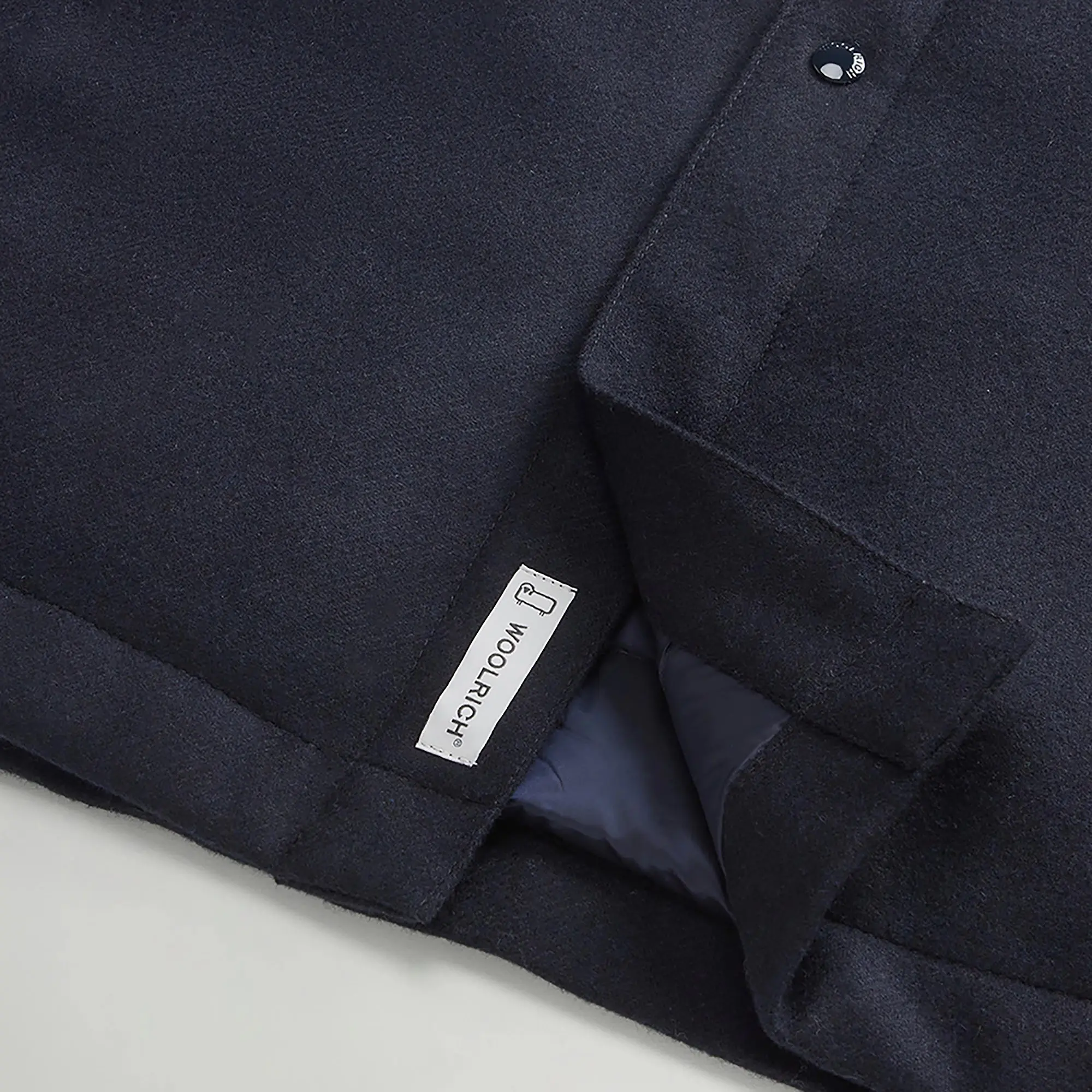 Product image 8 of 9 of Woolrich Men's Alaskan Padded Overshirt - Melton Blue