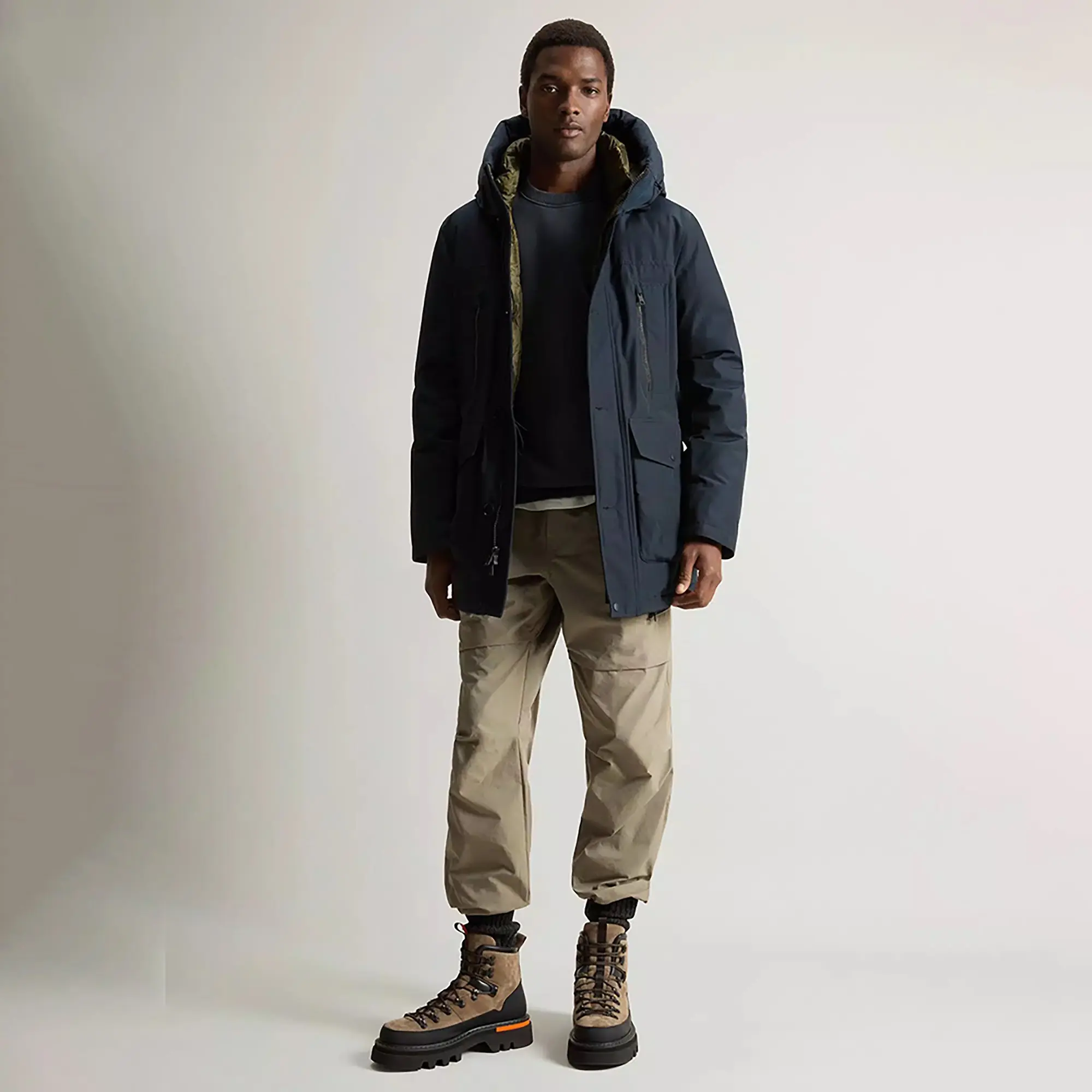 Product image 3 of 12 of Woolrich Men's Arctic Evolution Parka - Melton Blue
