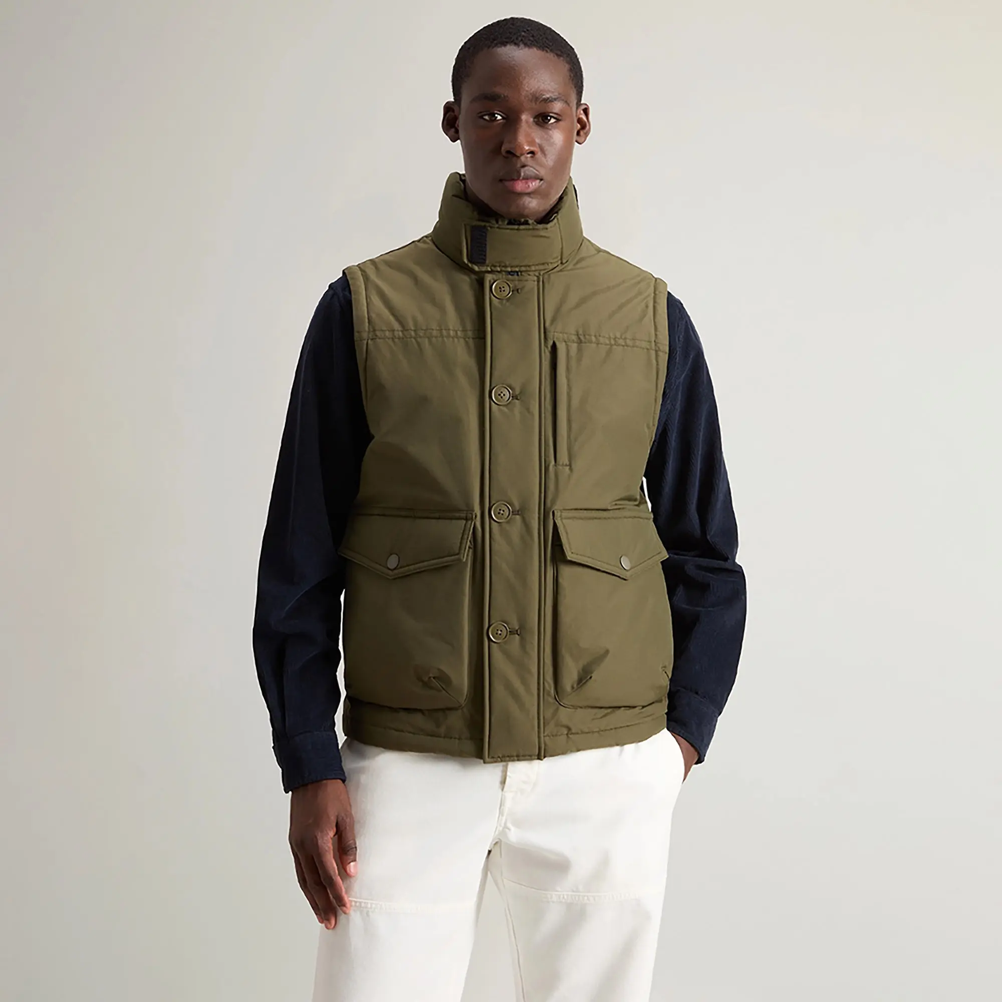 Product image 2 of 11 of Woolrich Men's Ramar Gilet - Greenstone