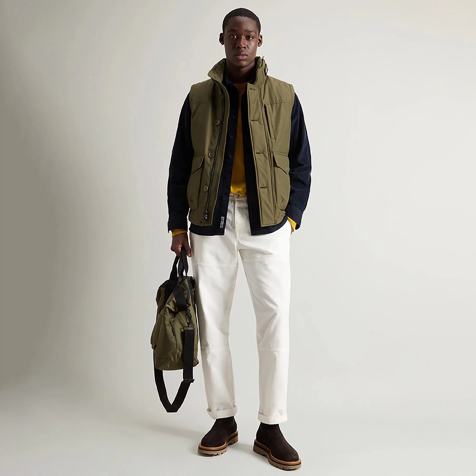 Product image 3 of 11 of Woolrich Men's Ramar Gilet - Greenstone