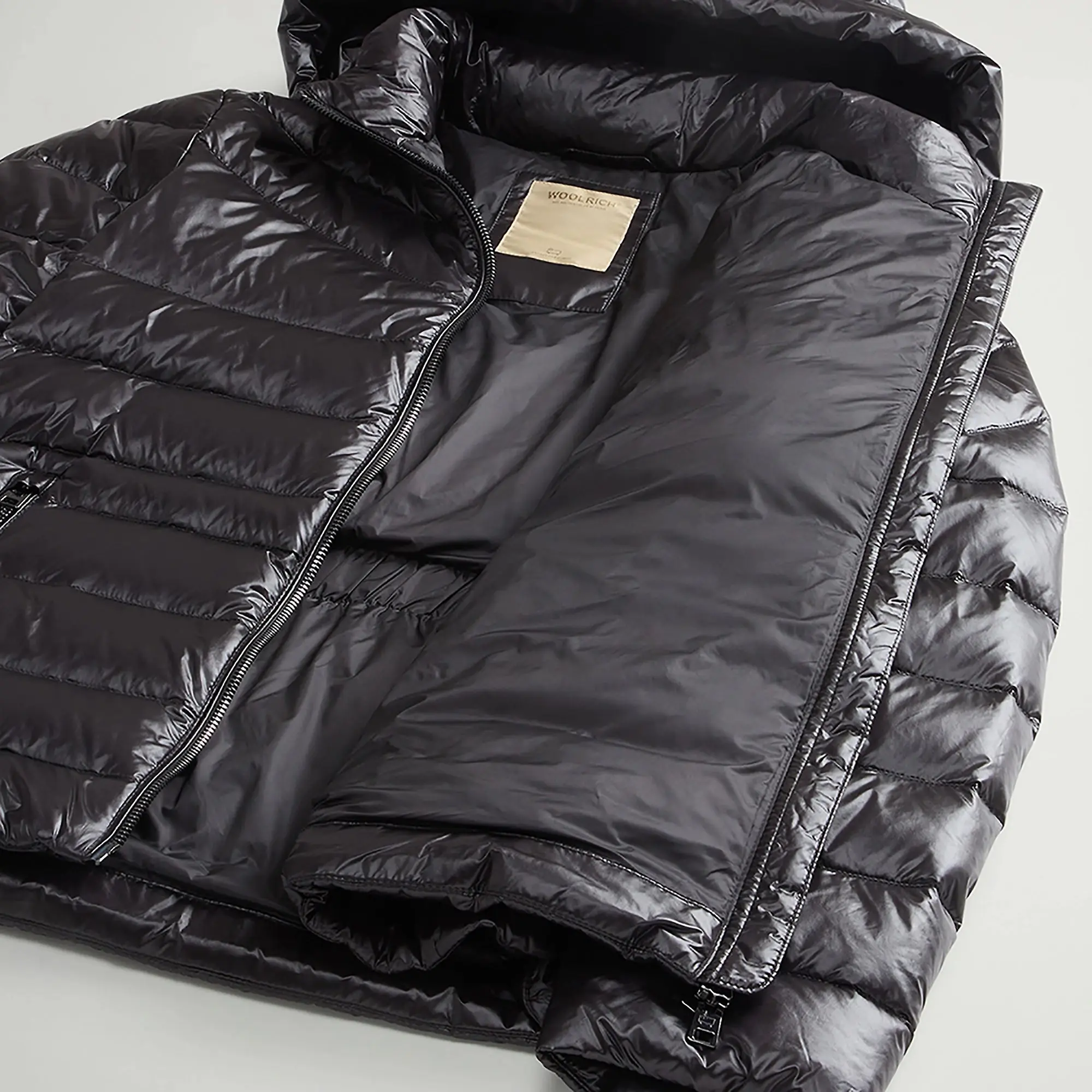Product image 8 of 8 of Woolrich Women's Aliquippa Lightweight Down Jacket - Black