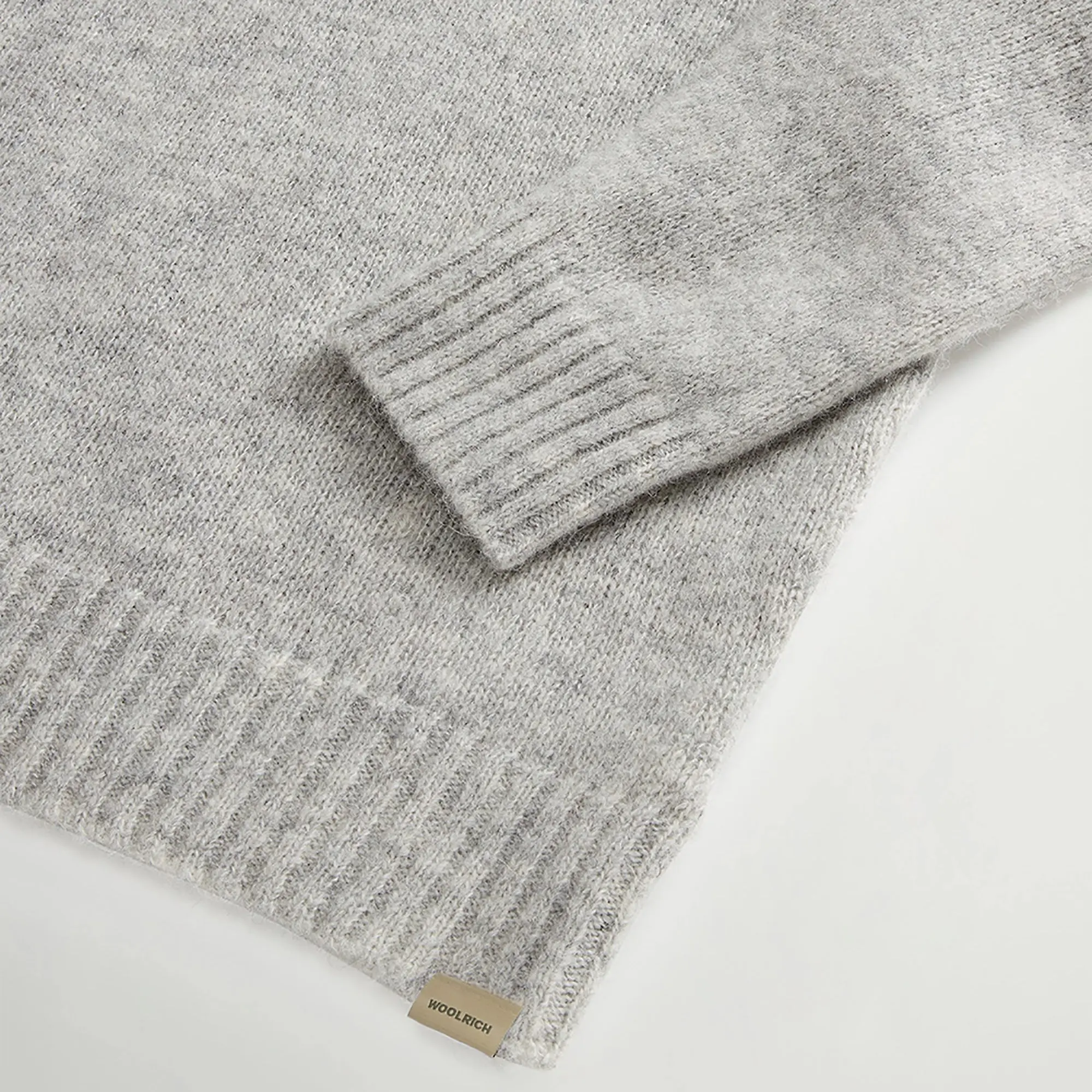 Product image 7 of 8 of Woolrich Women's Alpaca Blend Sweater - Grey Melange