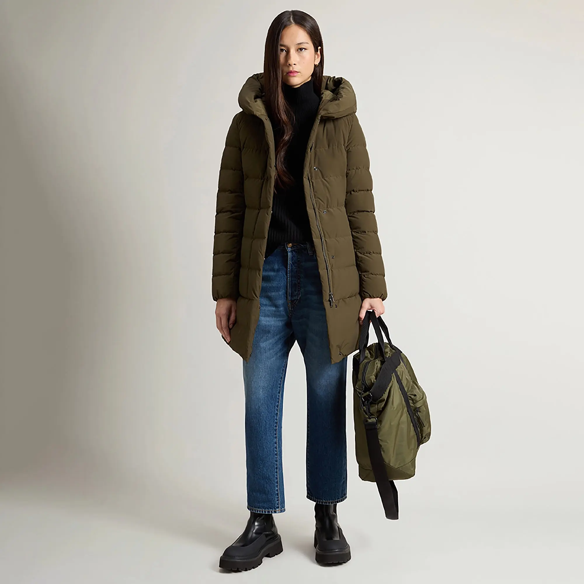 Product image 3 of 10 of Woolrich Women's Puffy Prescott Parka - Dark Green