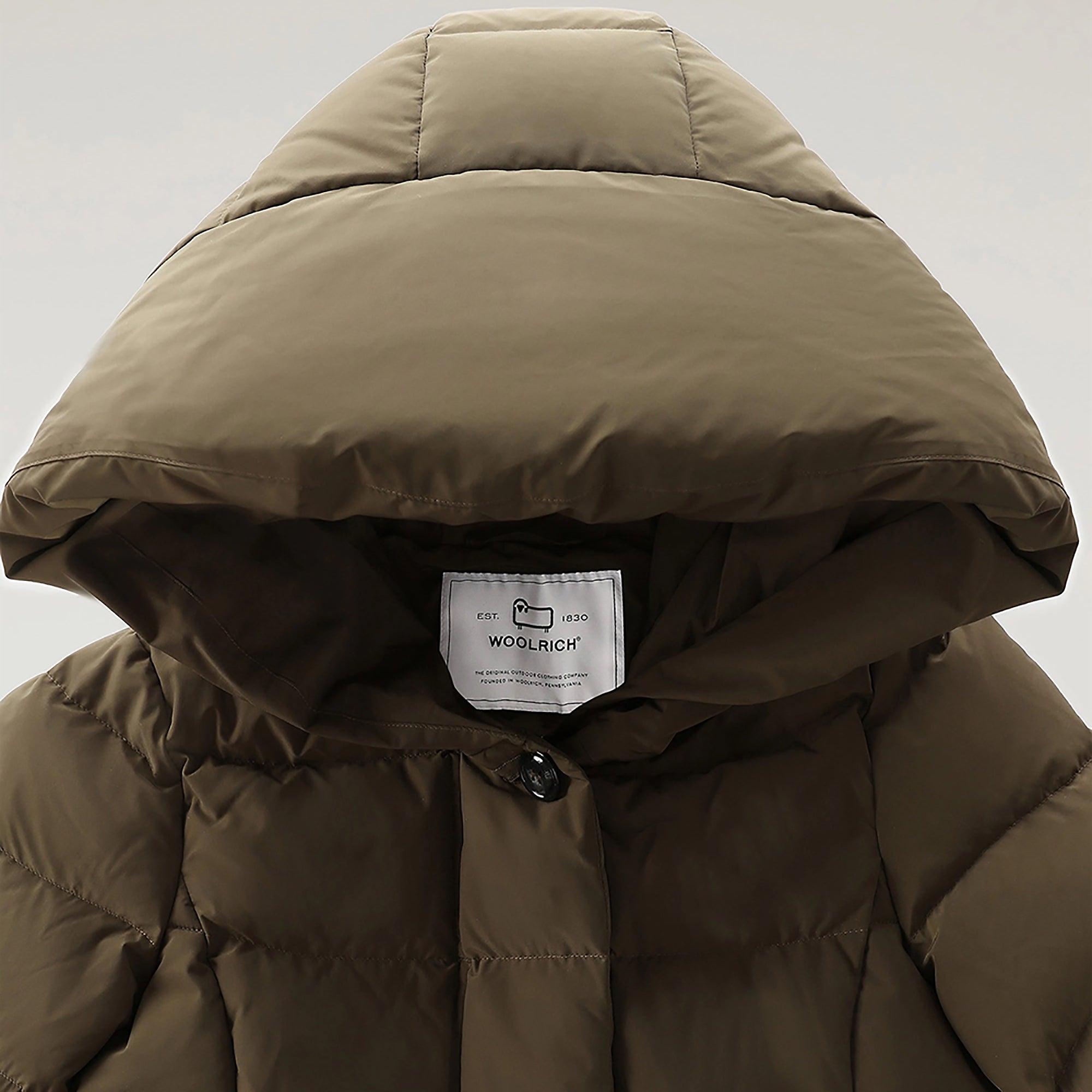 Woolrich Women's Puffy Prescott Parka - Dark Green | British Attire
