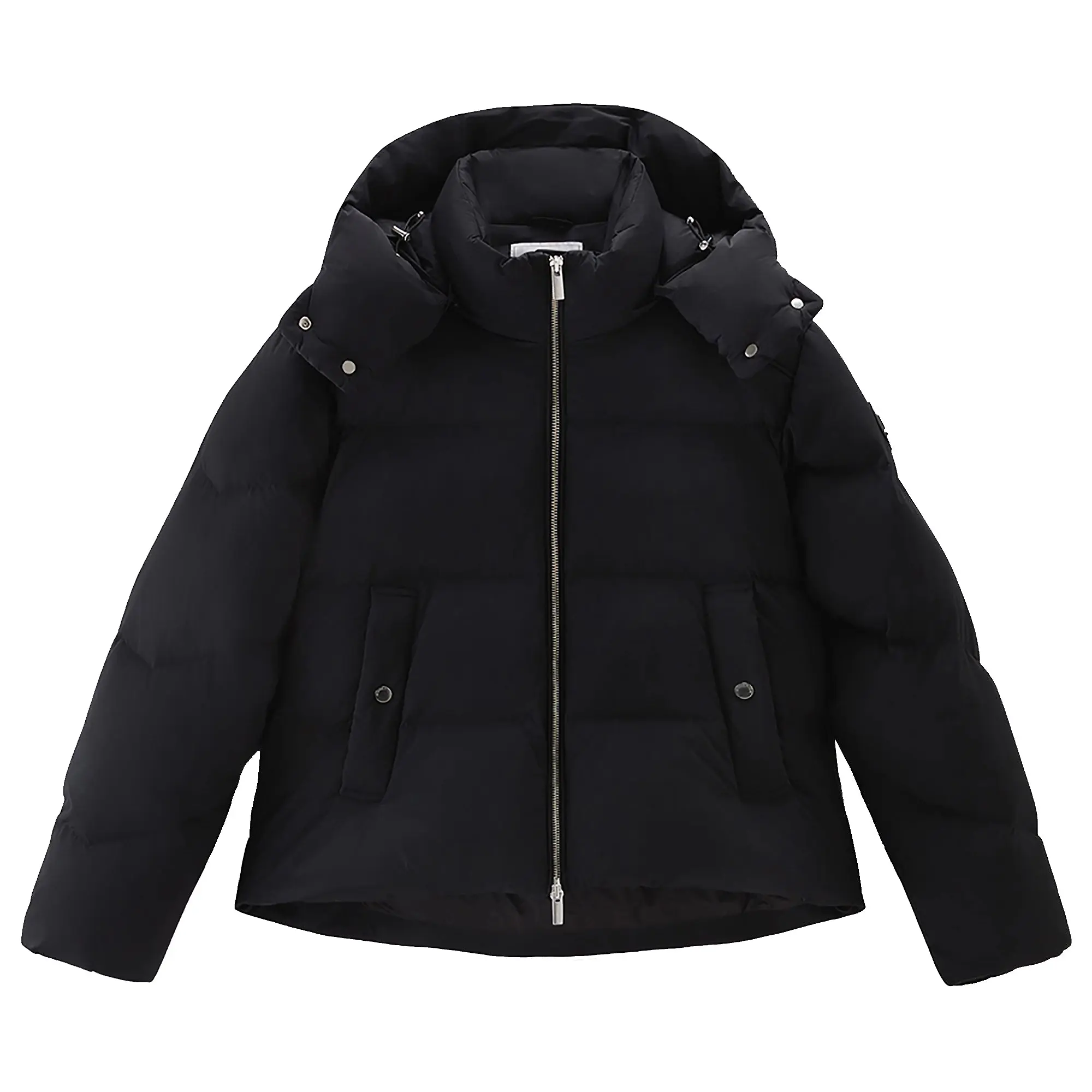 Product image 1 of 10 of Woolrich Women's Short Alsea Down Puffer Jacket - Black