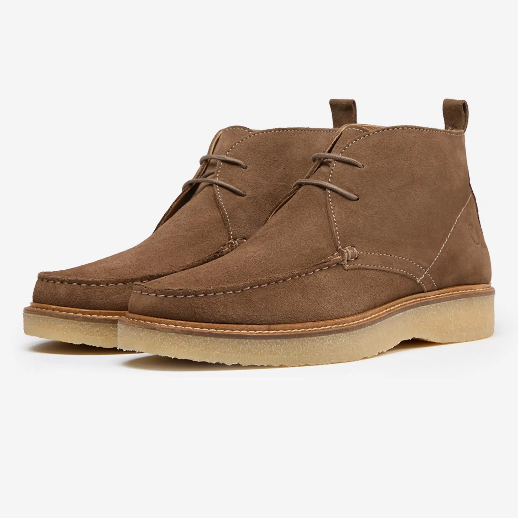 Product image 3 of 6 of Oliver Sweeney Men's Xixona Calf Suede Moccasin Boots - Taupe