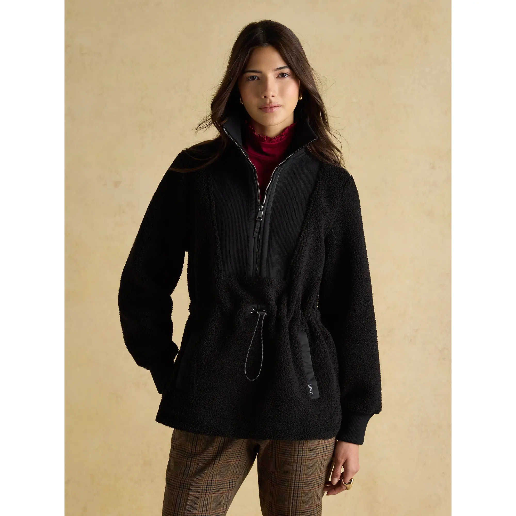 Product image 8 of 15 of Joules Women's Thurleston Quarter Zip Fleece - Black