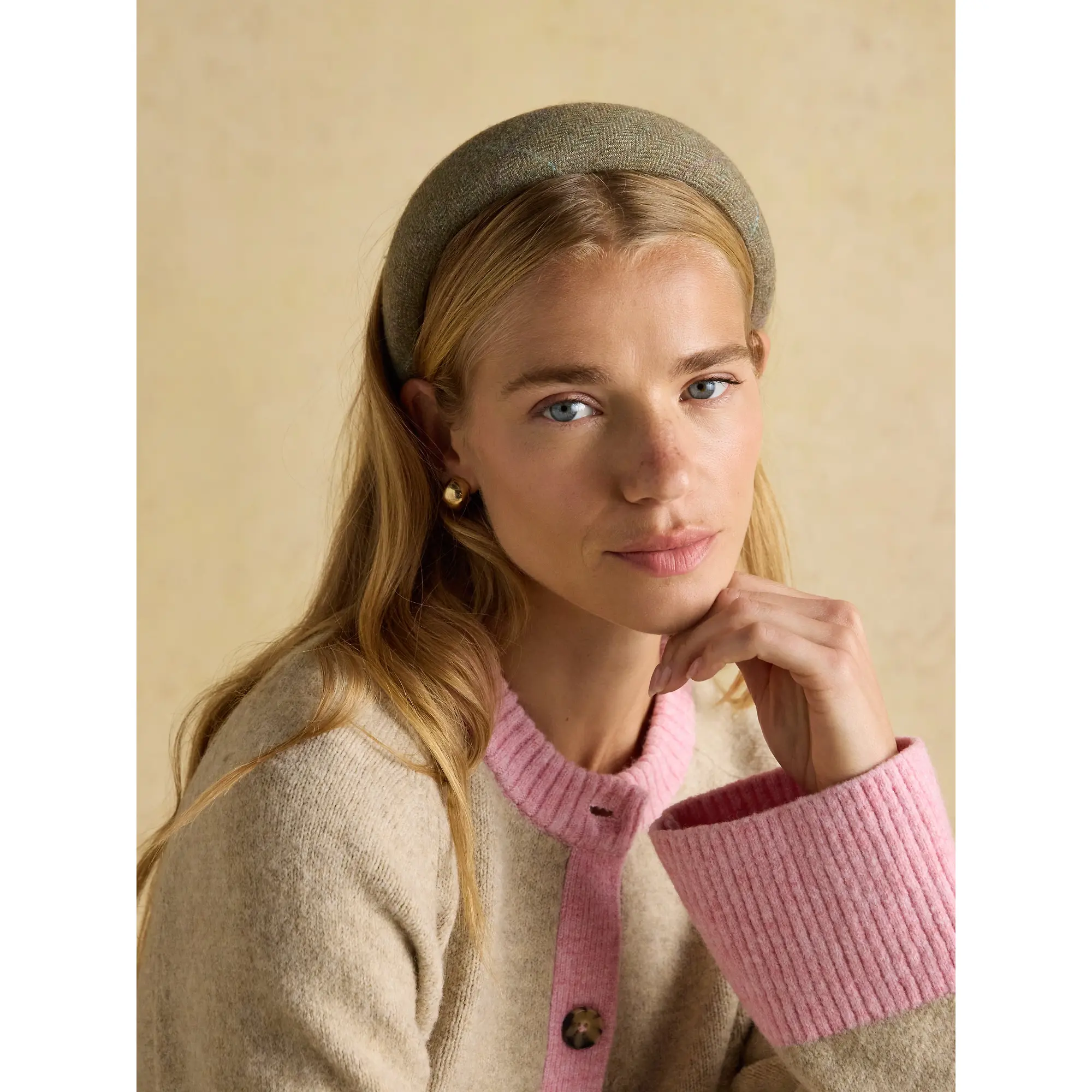 Product image 4 of 8 of Joules Women's Tessie Tweed Headband - Green