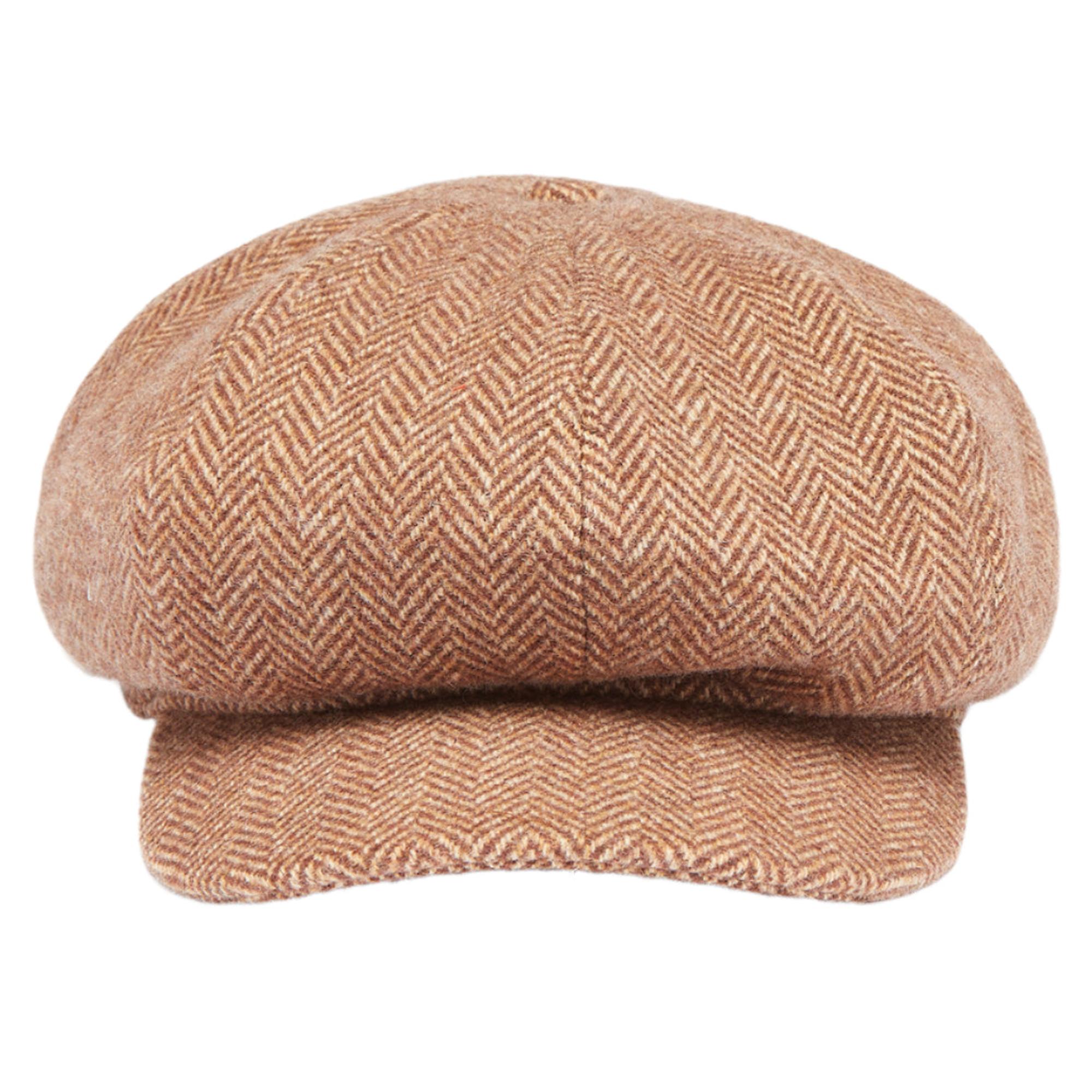 Joules Women's Elvaston Baker Boy Hat - Tan Brown | British Attire
