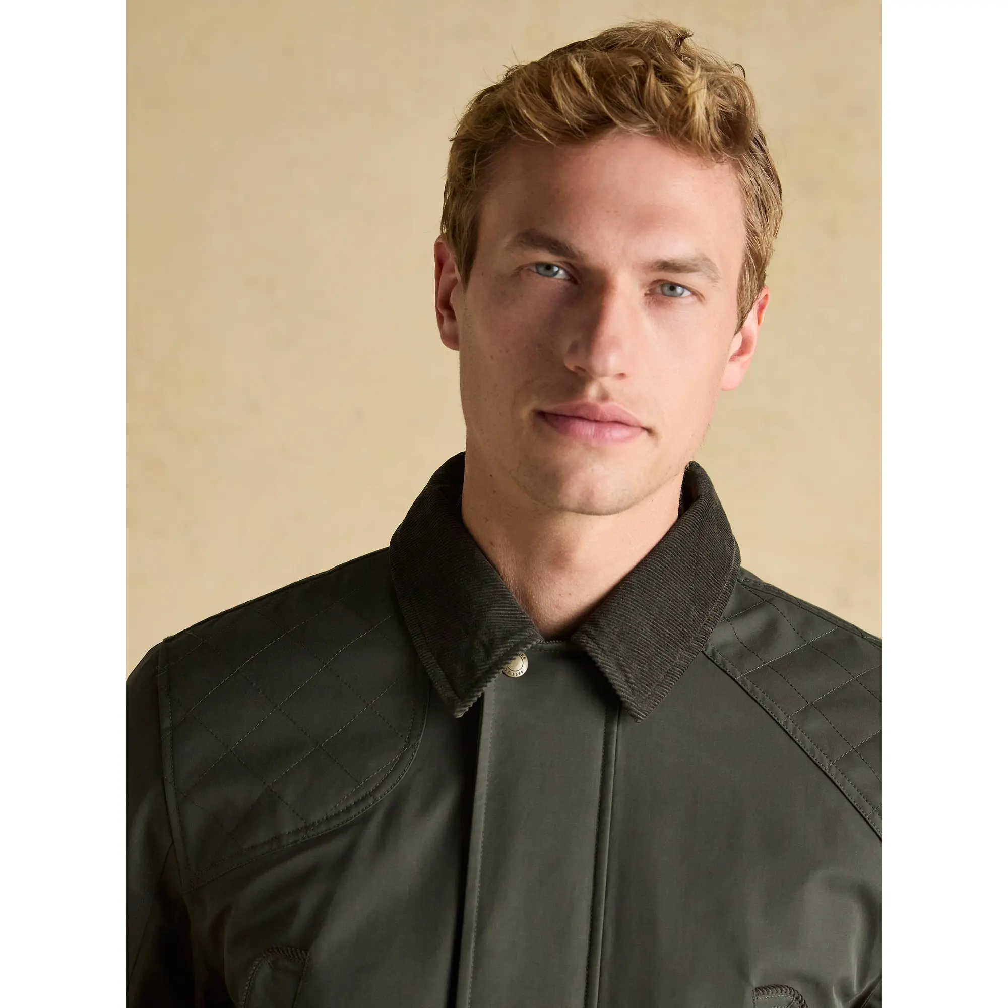 Product image 4 of 13 of Joules Men's Farleigh Waterproof Midweight Country Coat - Green