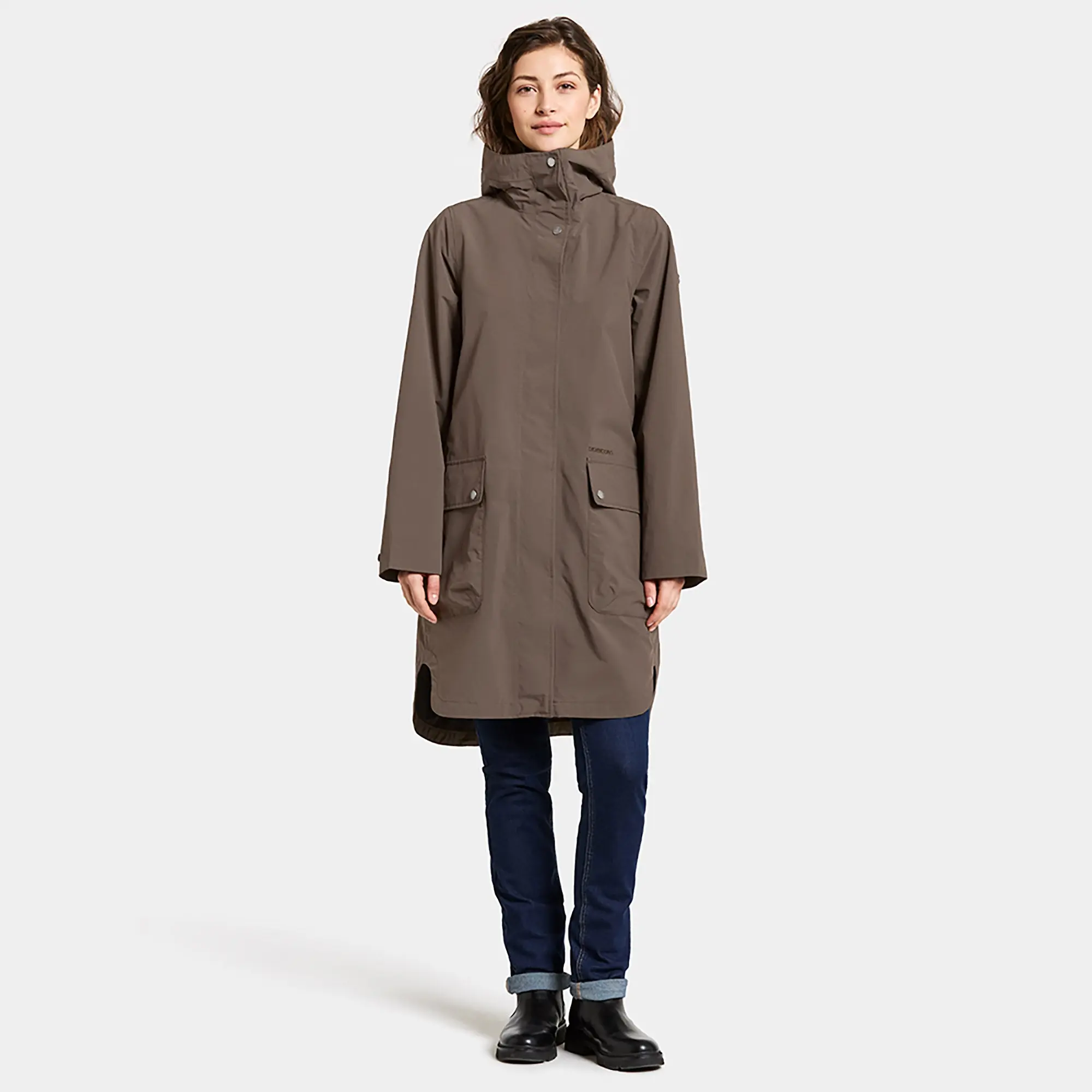 Product image 4 of 10 of Didriksons Women's Adria Waterproof Parka - Mocha Brown