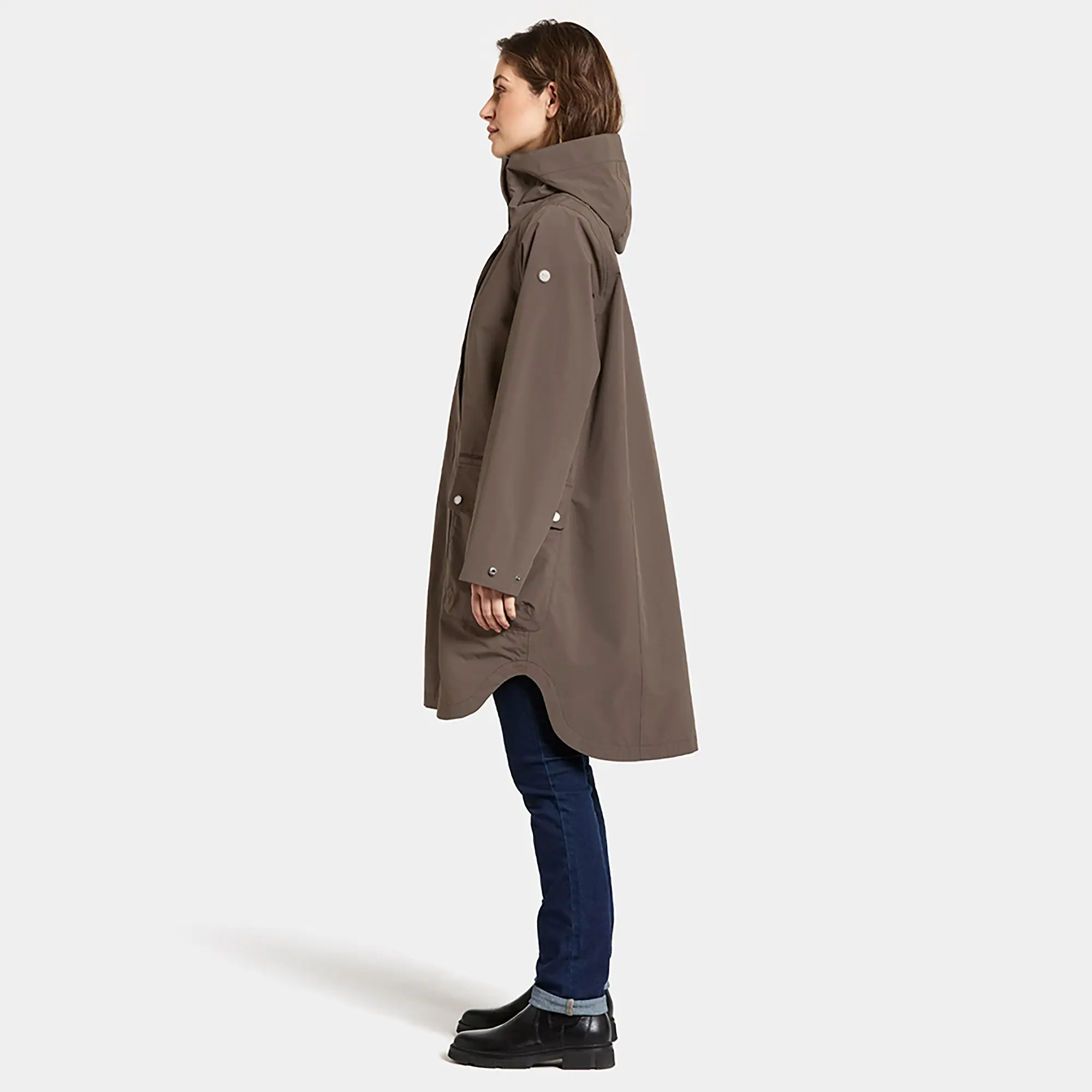 Product image 5 of 10 of Didriksons Women's Adria Waterproof Parka - Mocha Brown