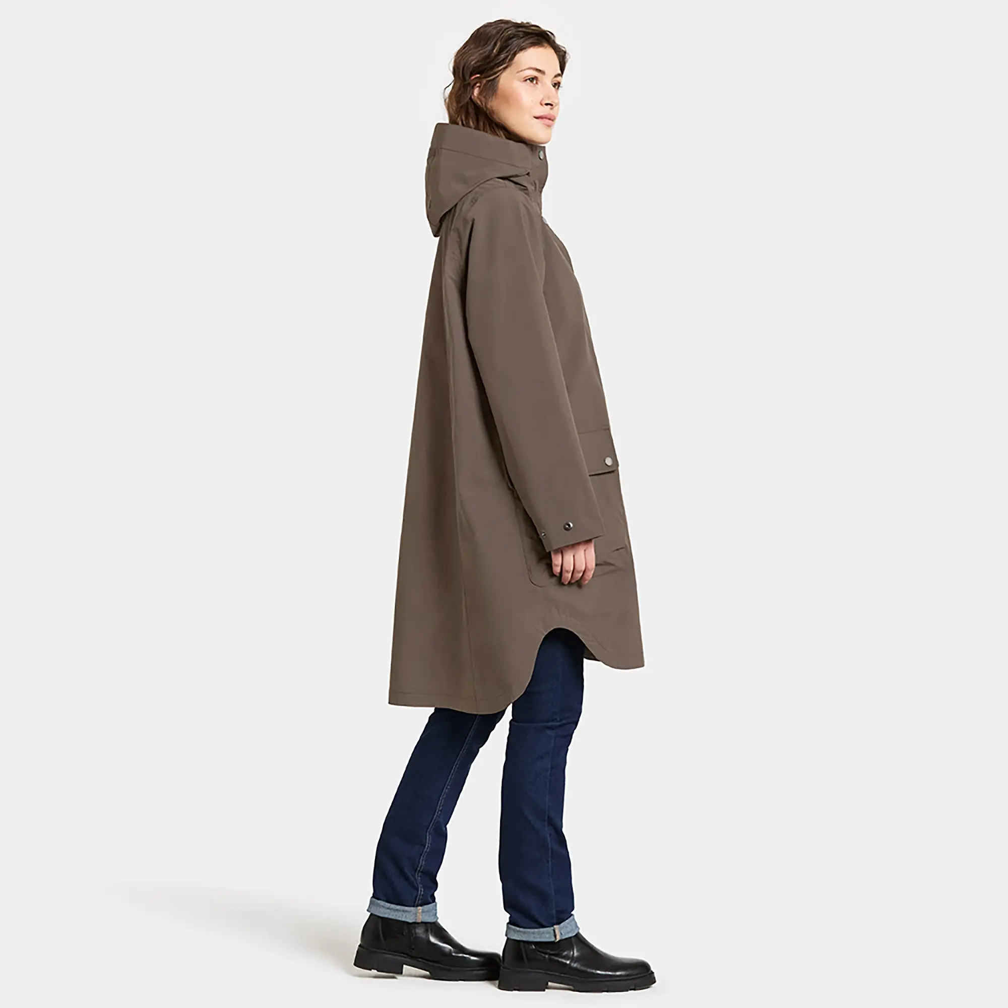 Product image 6 of 10 of Didriksons Women's Adria Waterproof Parka - Mocha Brown