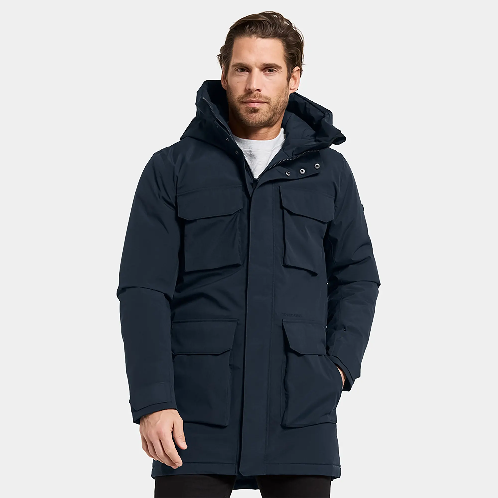 Product image 2 of 12 of Didriksons Men's Aiden Parka - Dark Night Blue