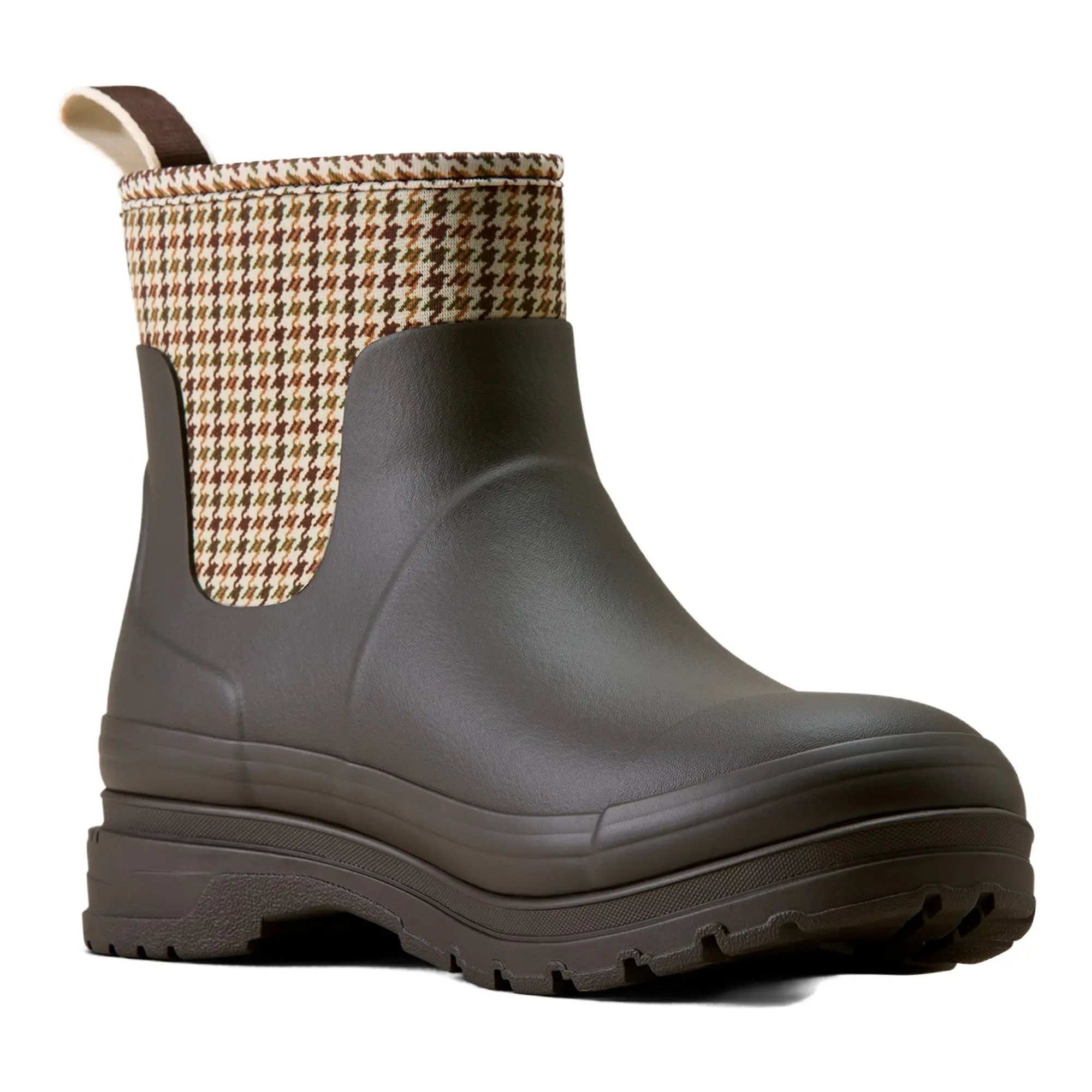 Product image 1 of 7 of Ariat Women's Kelmarsh Shortie Rubber Boots - Chocolate/ Tan Twill