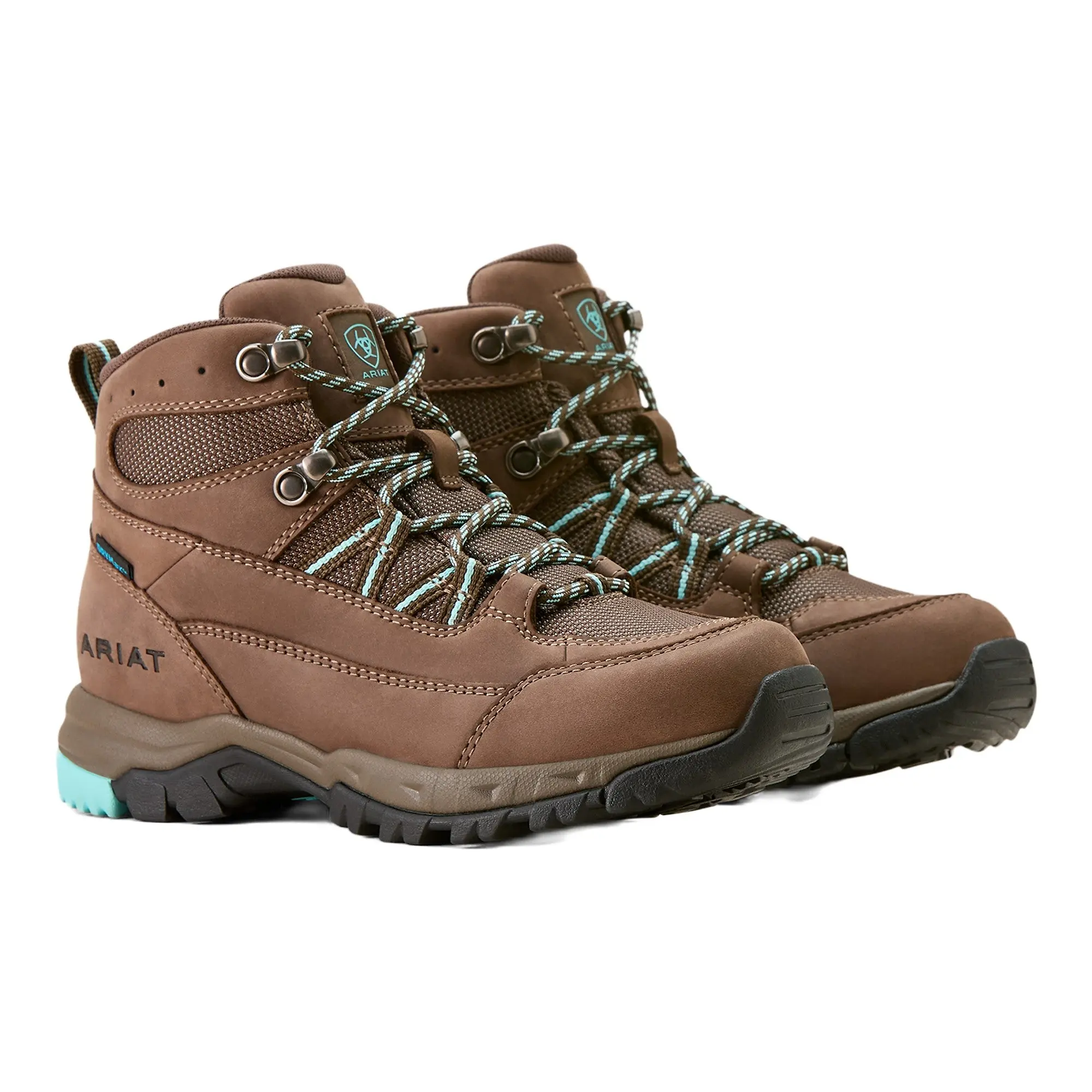 Product image 1 of 7 of Ariat Women's Skyline Summit Waterproof Boots - Bitter Brown / Aqua