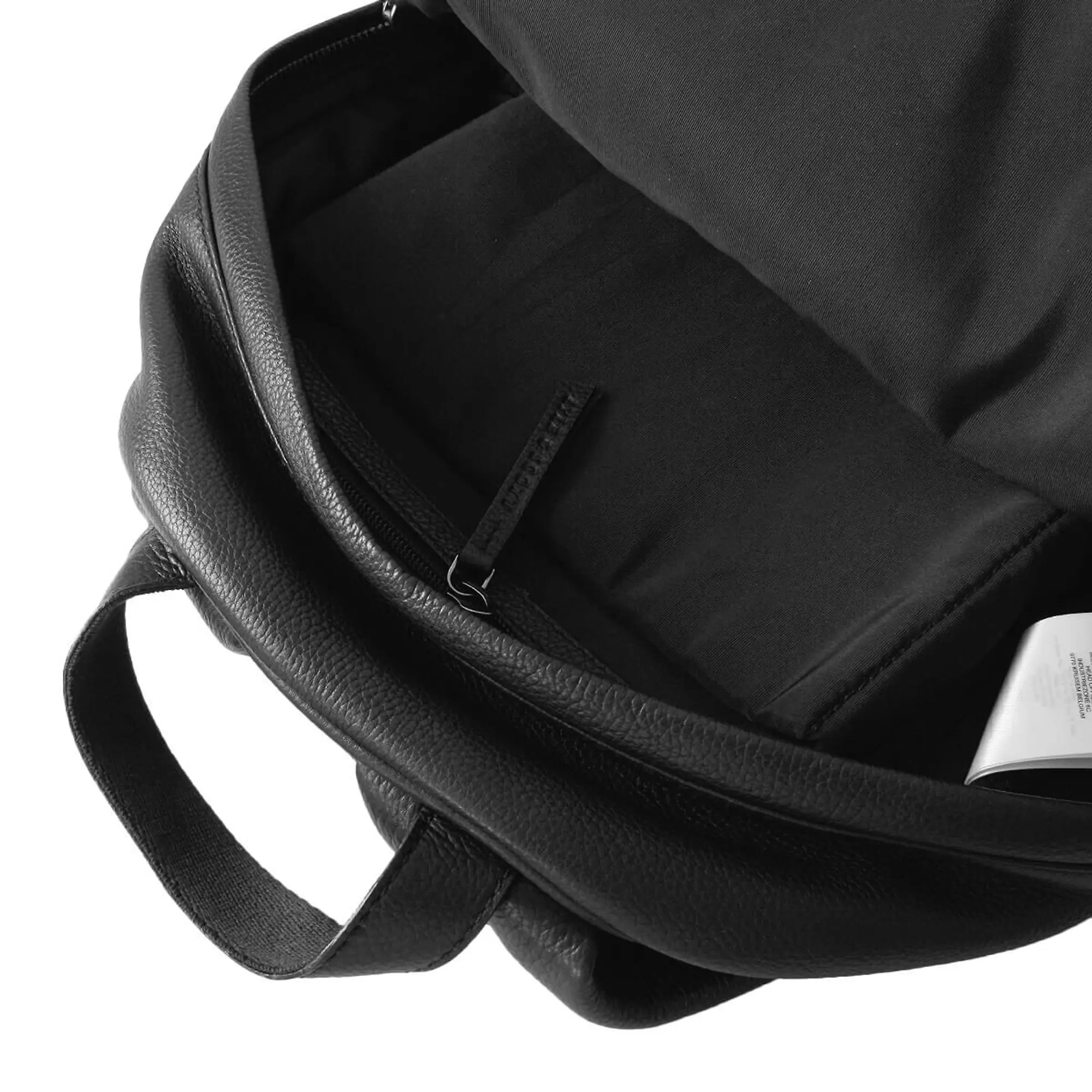 Product image 4 of 5 of Lyle & Scott Leather Backpack - Jet Black