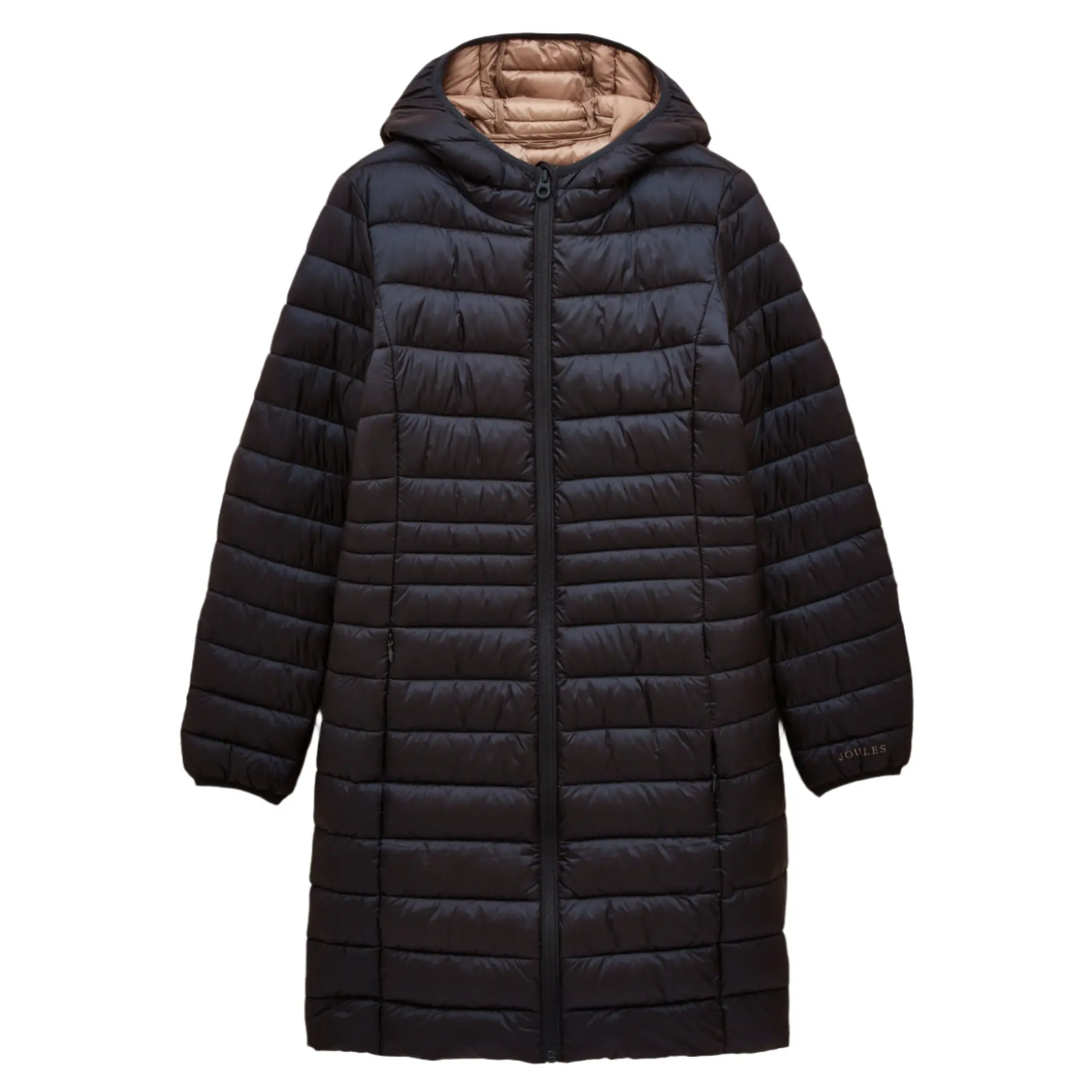 Product image 1 of 8 of Joules Women's Kenley Long Showerproof Padded Coat - Navy