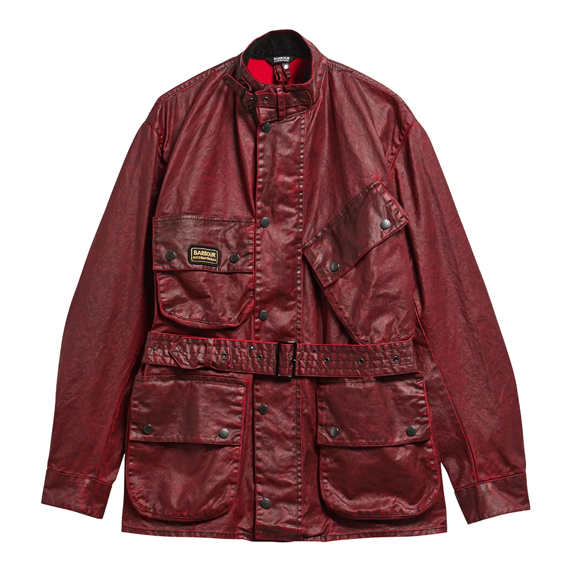 Product image 1 of 7 of Barbour International Men's 90th Anniversary A7 Casual Jacket - Red