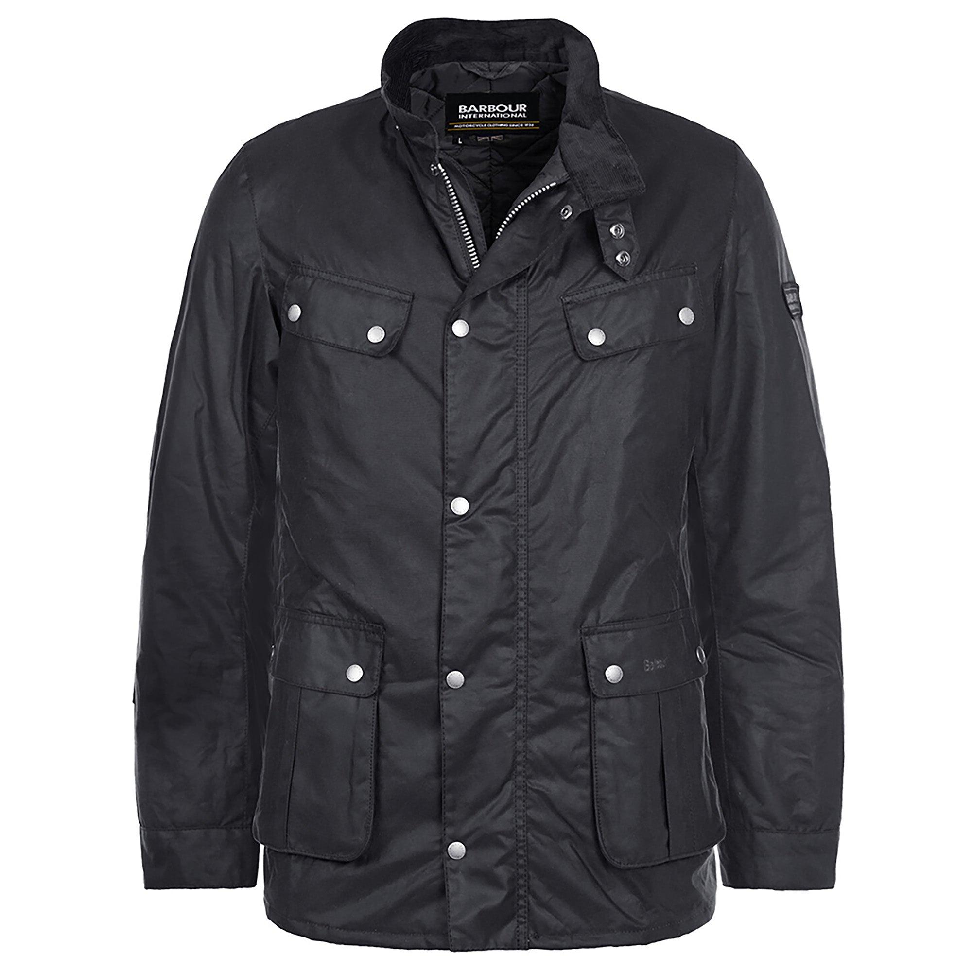 Barbour International Men's Duke Wax Jacket - Sage | British Attire