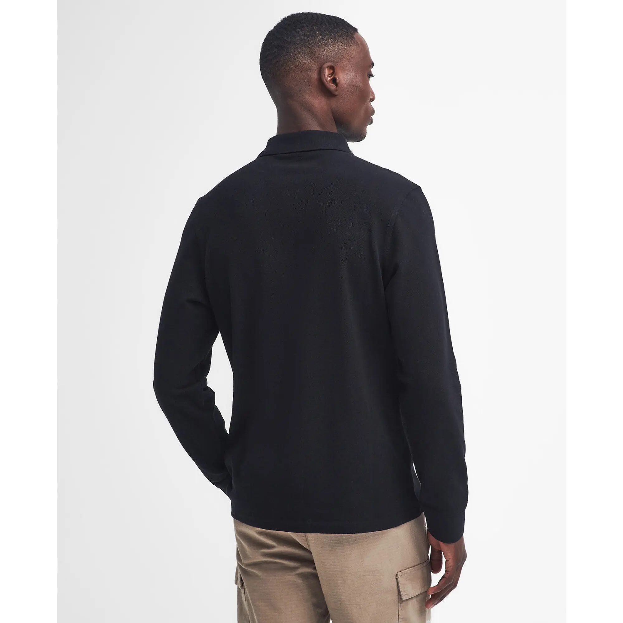 Product image 5 of 6 of Barbour International Men's Polo Shirt - Black / Pewter
