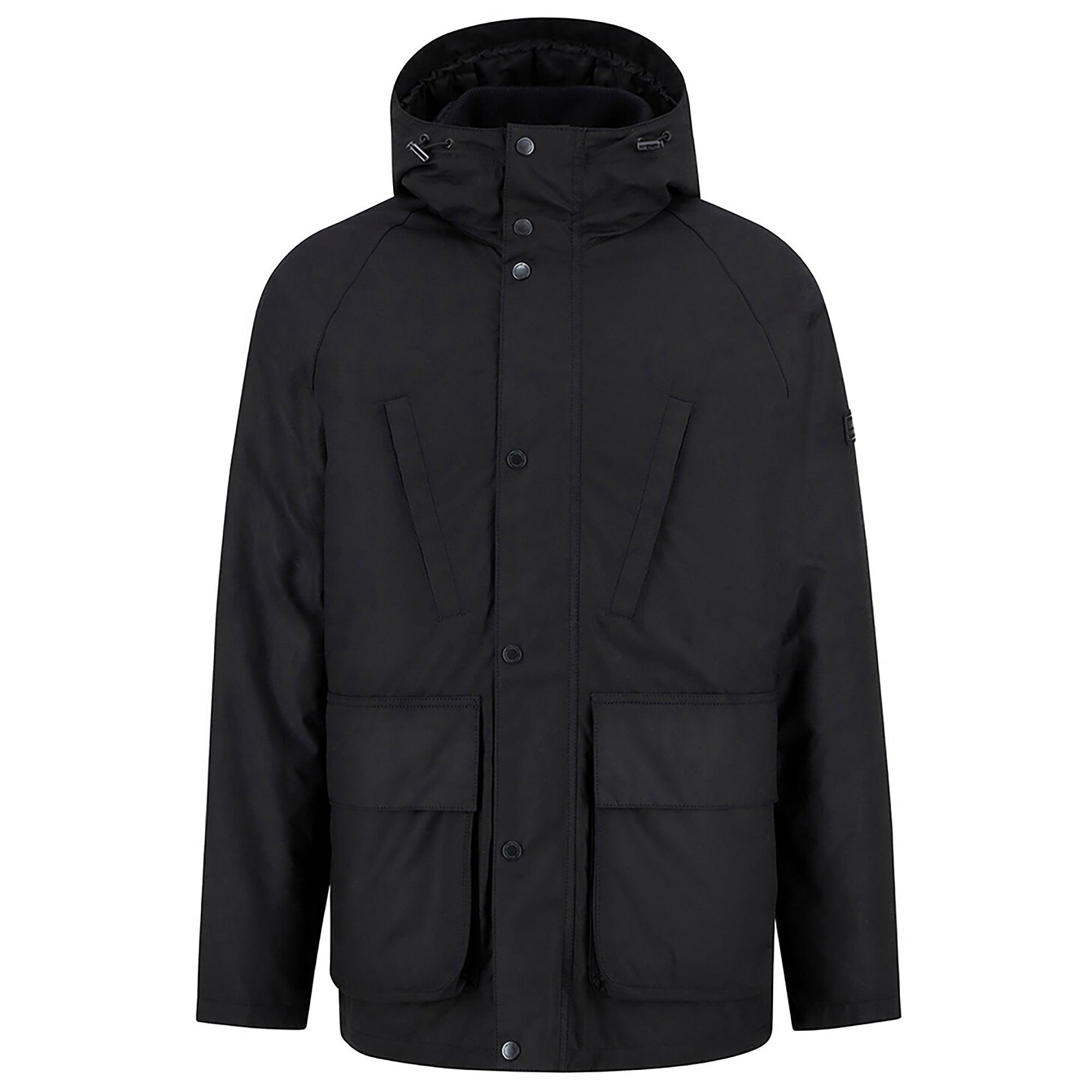 Barbour International Men's Oakdale Waxed Jacket - Black | British