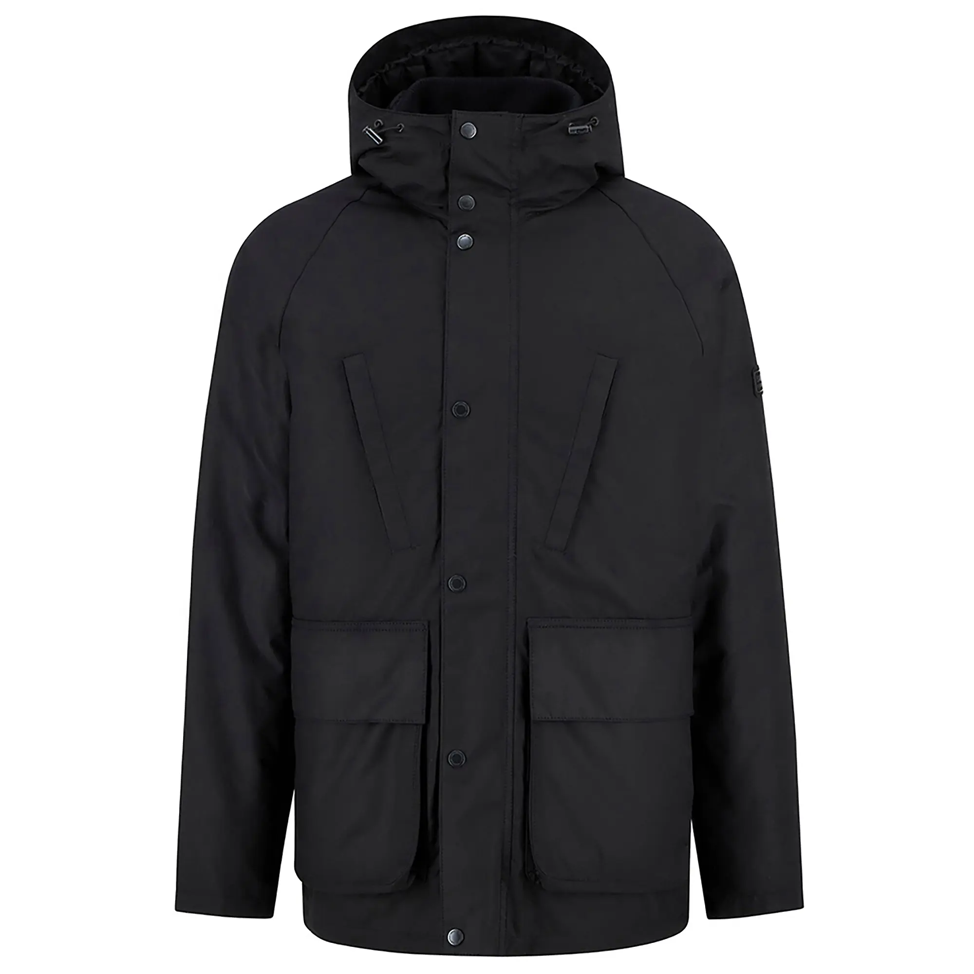 Product image 1 of 8 of Barbour International Men's Oakdale Waxed Jacket - Black