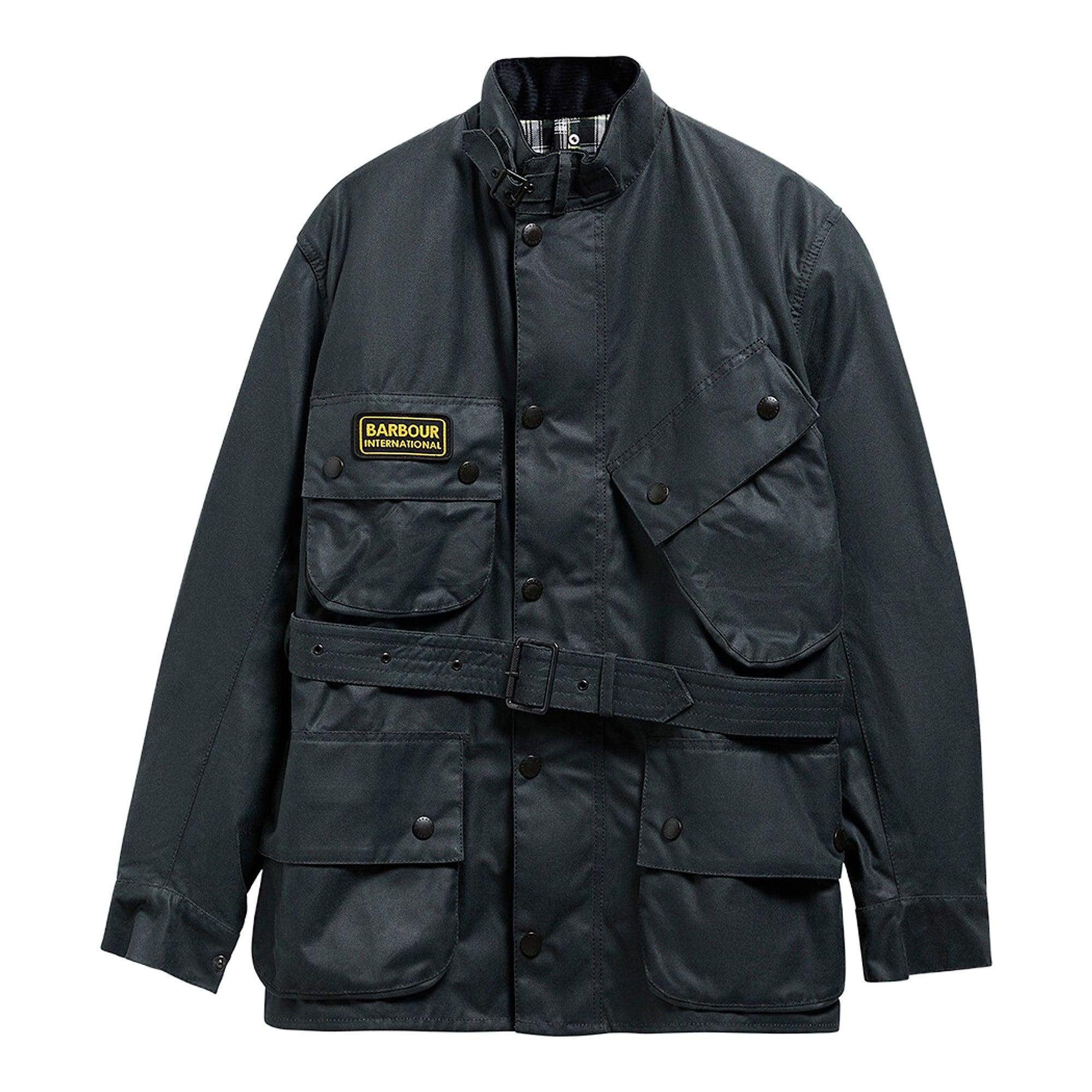 Barbour International Men's Original Wax Jacket - Dark Slate