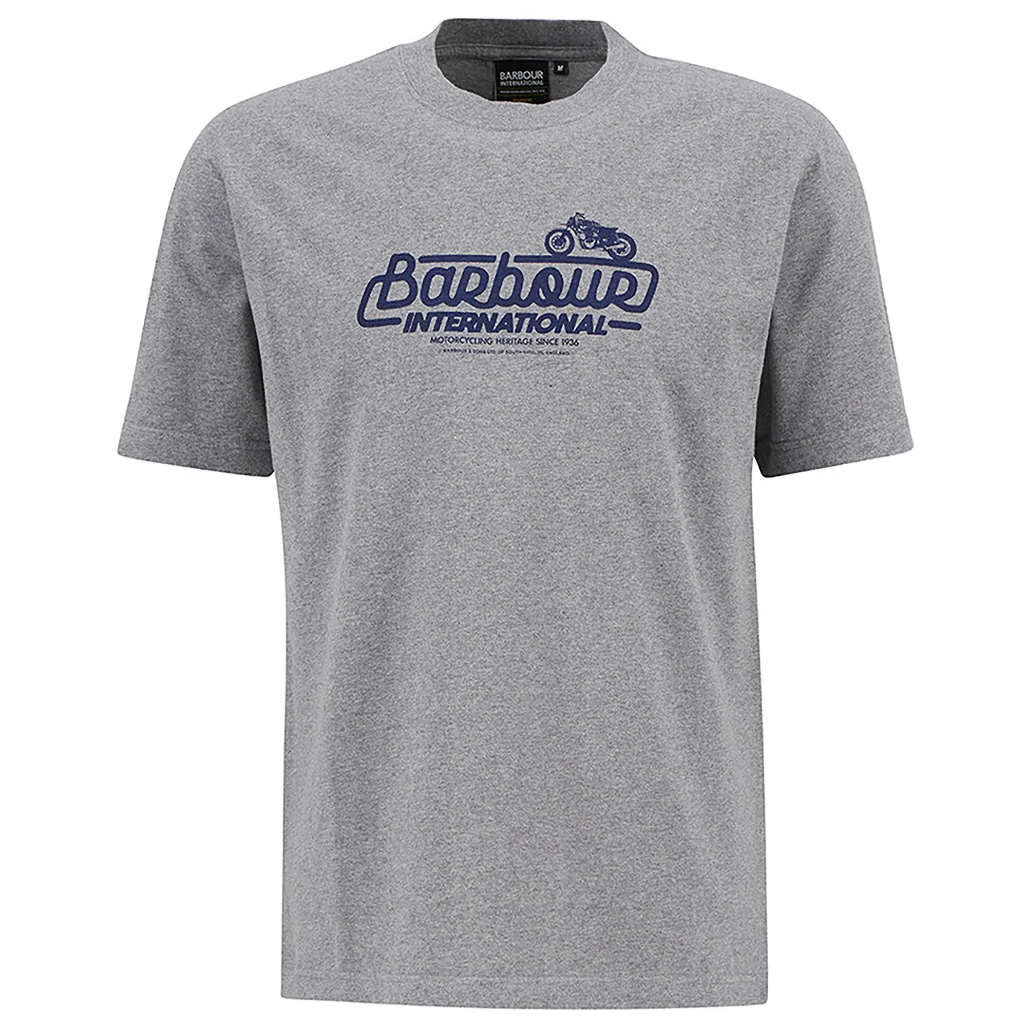 Product image 1 of 5 of Barbour International Men's Pillion Graphic T-Shirt - Anthracite Marl
