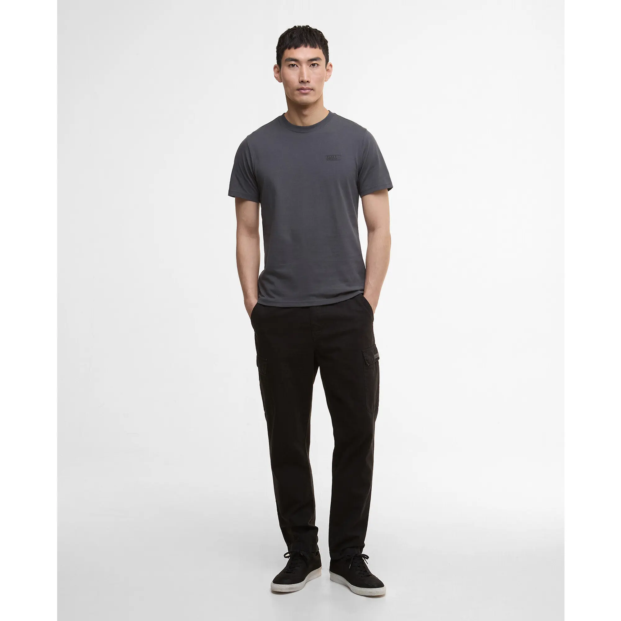 Product image 3 of 6 of Barbour International Men's Small Logo Tee - Asphalt