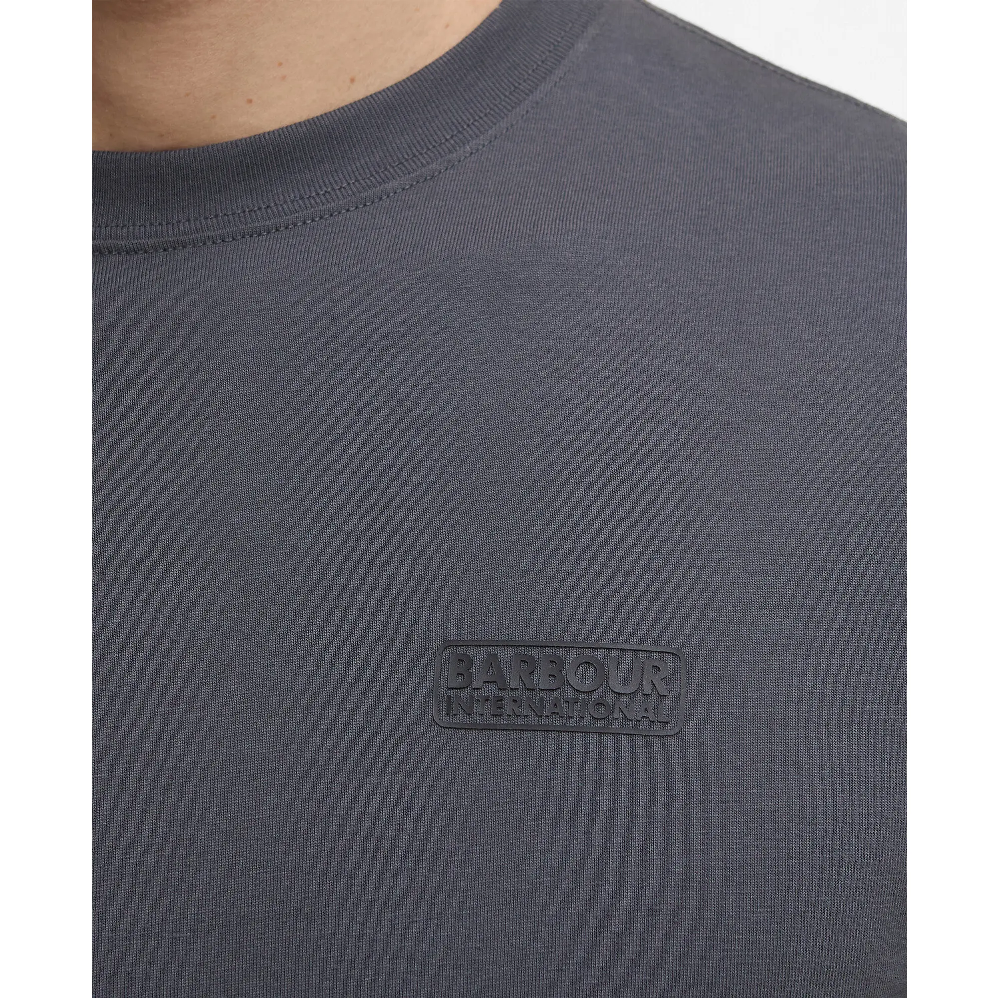 Product image 6 of 6 of Barbour International Men's Small Logo Tee - Asphalt