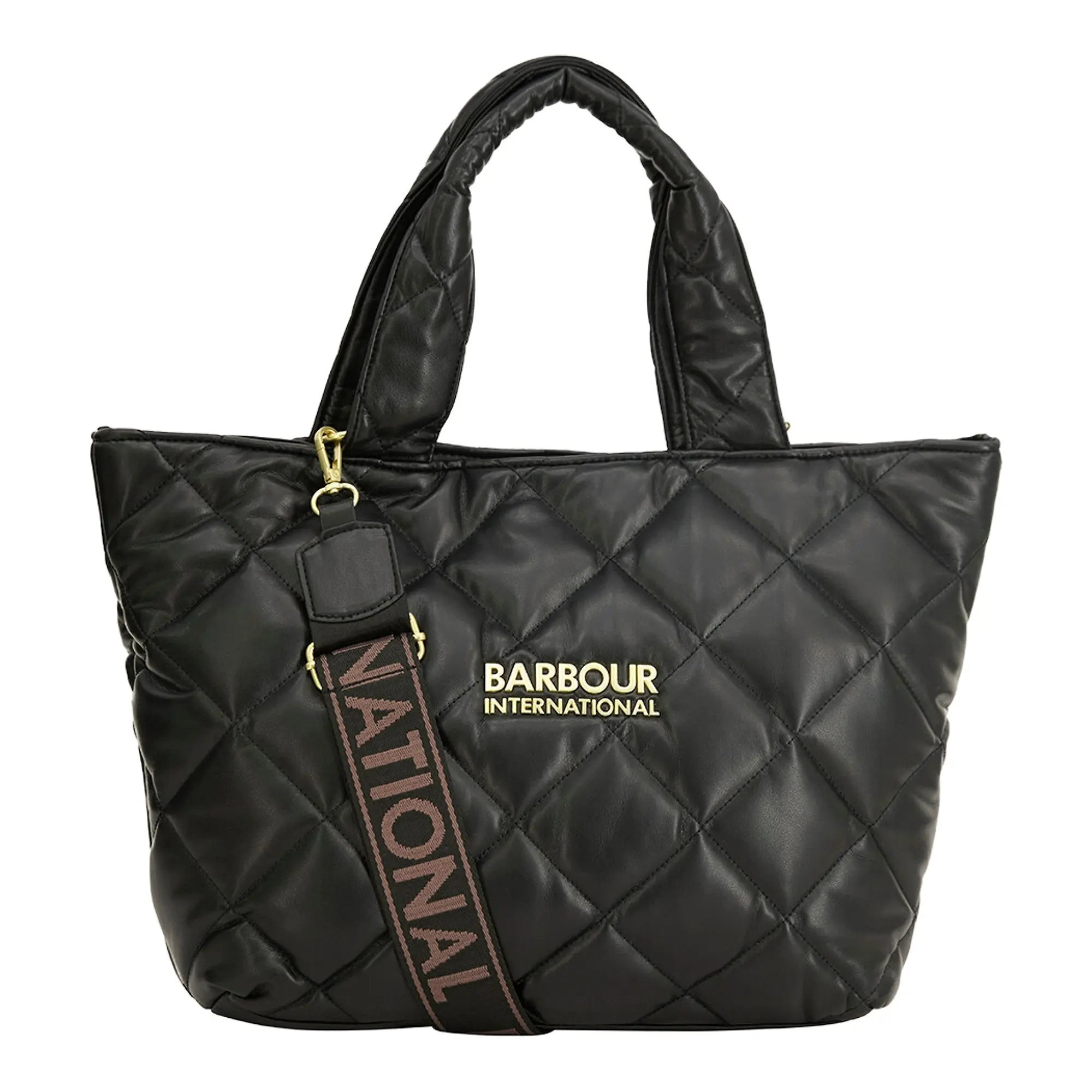 Product image 1 of 6 of Barbour International Women's Soft Quilted Battersea Tote Bag - Black