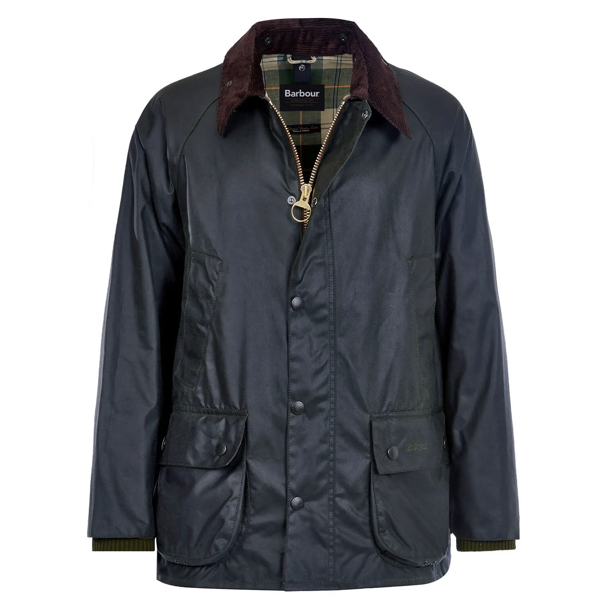 Product image 1 of 8 of Barbour Men's Bedale Wax Jacket - Sage