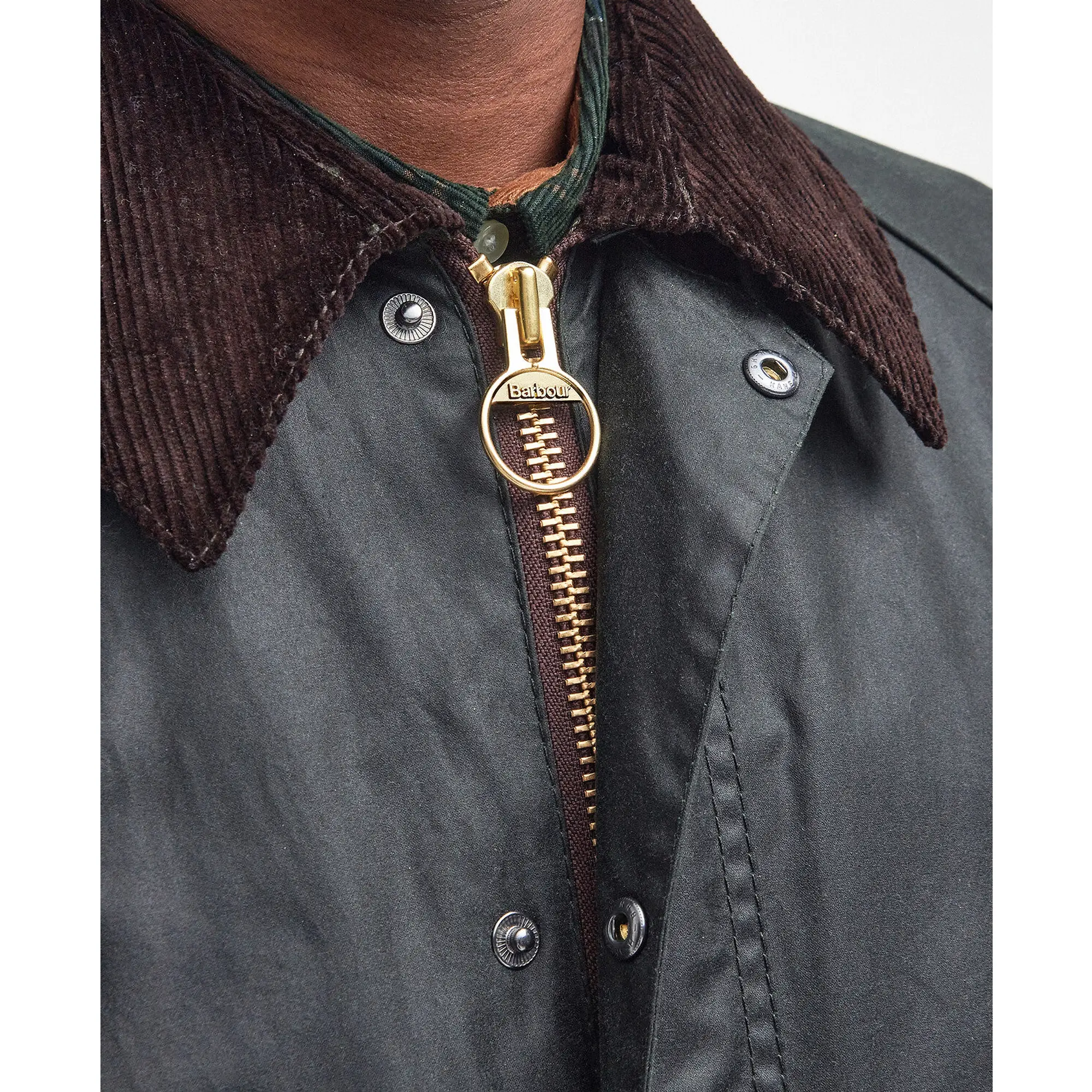Product image 4 of 8 of Barbour Men's Bedale Wax Jacket - Sage