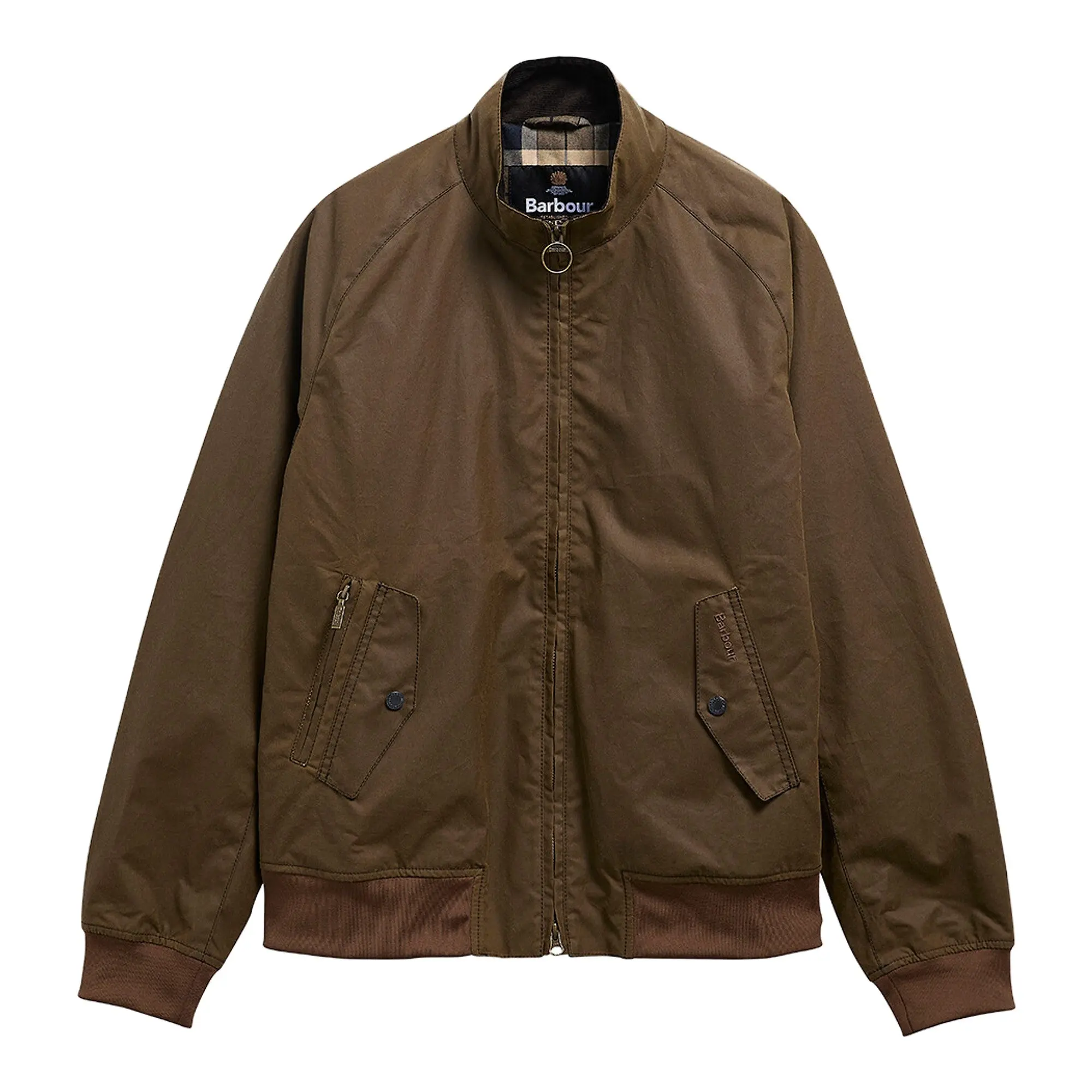 Product image 1 of 7 of Barbour Men's Chelsea Blouson Wax Jacket - Brown